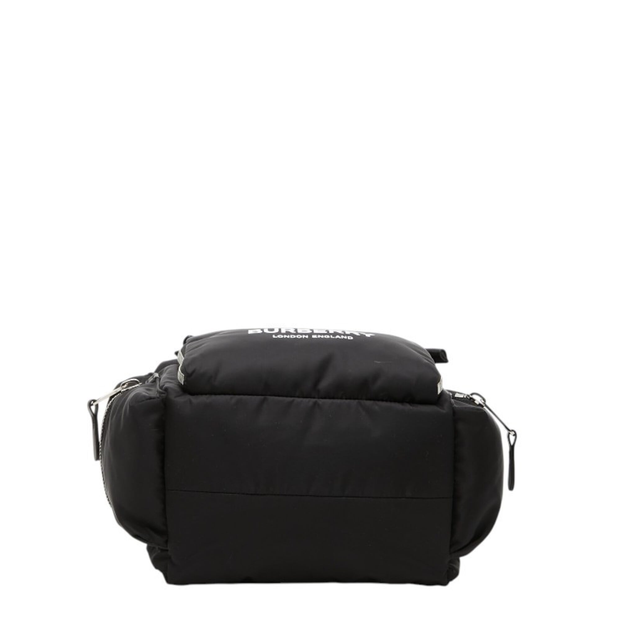 Burberry Black Nylon Leather Backpack (Pre-Owned)