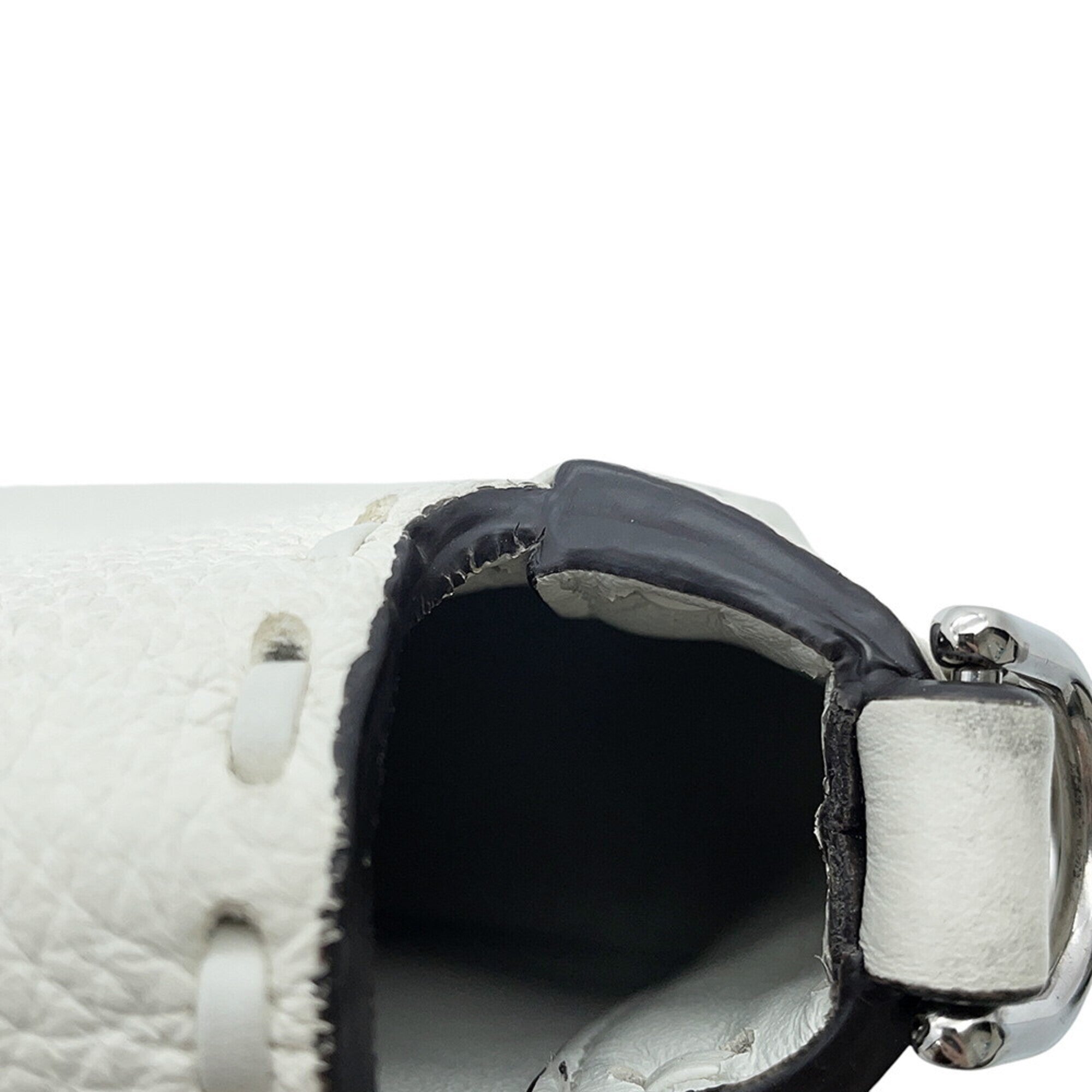 Fendi Selleria White Leather Handbag (Pre-Owned)