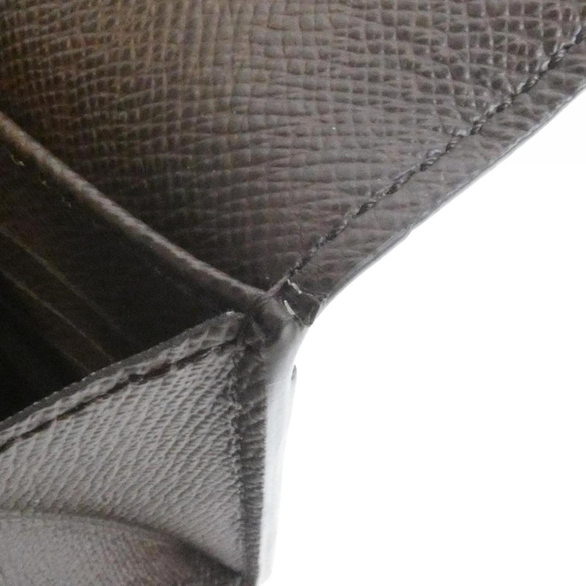 Louis Vuitton Ebene Coated Canvas Long Wallet (Bi-Fold) (Pre-Owned)