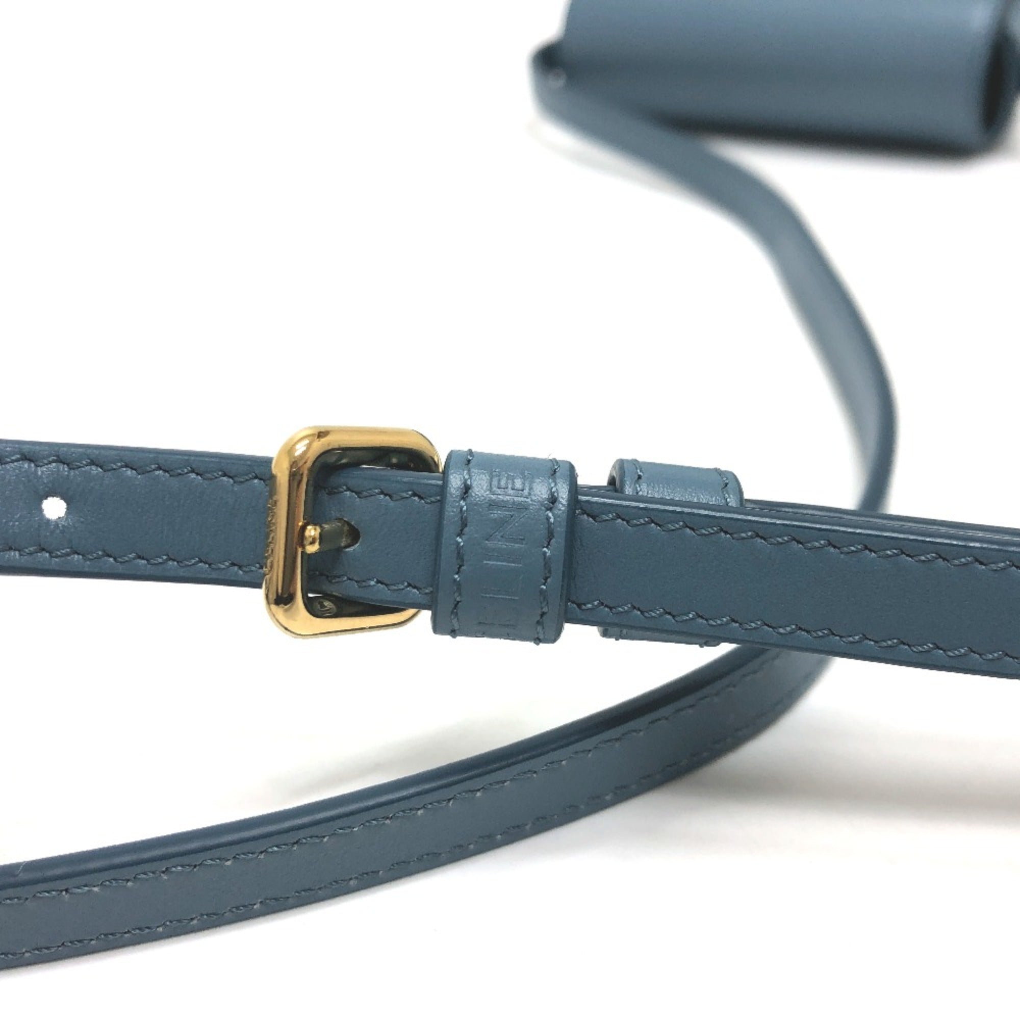 Celine Blue Leather Shoulder Bag (Pre-Owned)