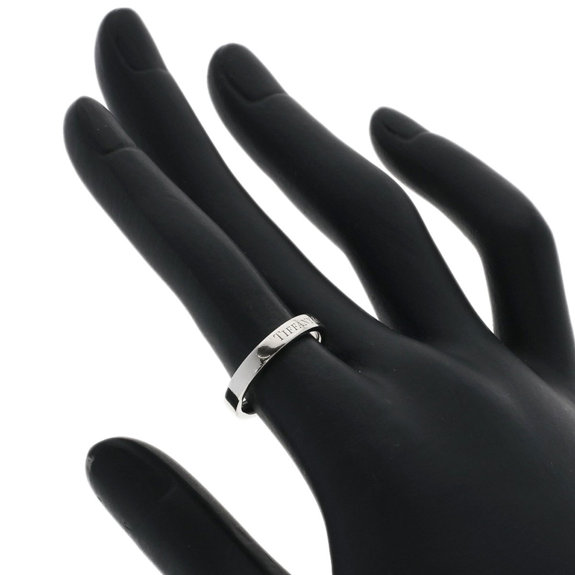 Tiffany Platinum 950 Band Ring (Pre-Owned)