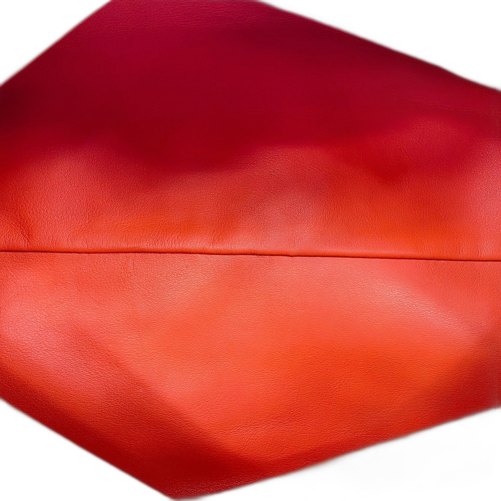 Bottega Veneta Orange Leather Pouch (Pre-Owned)