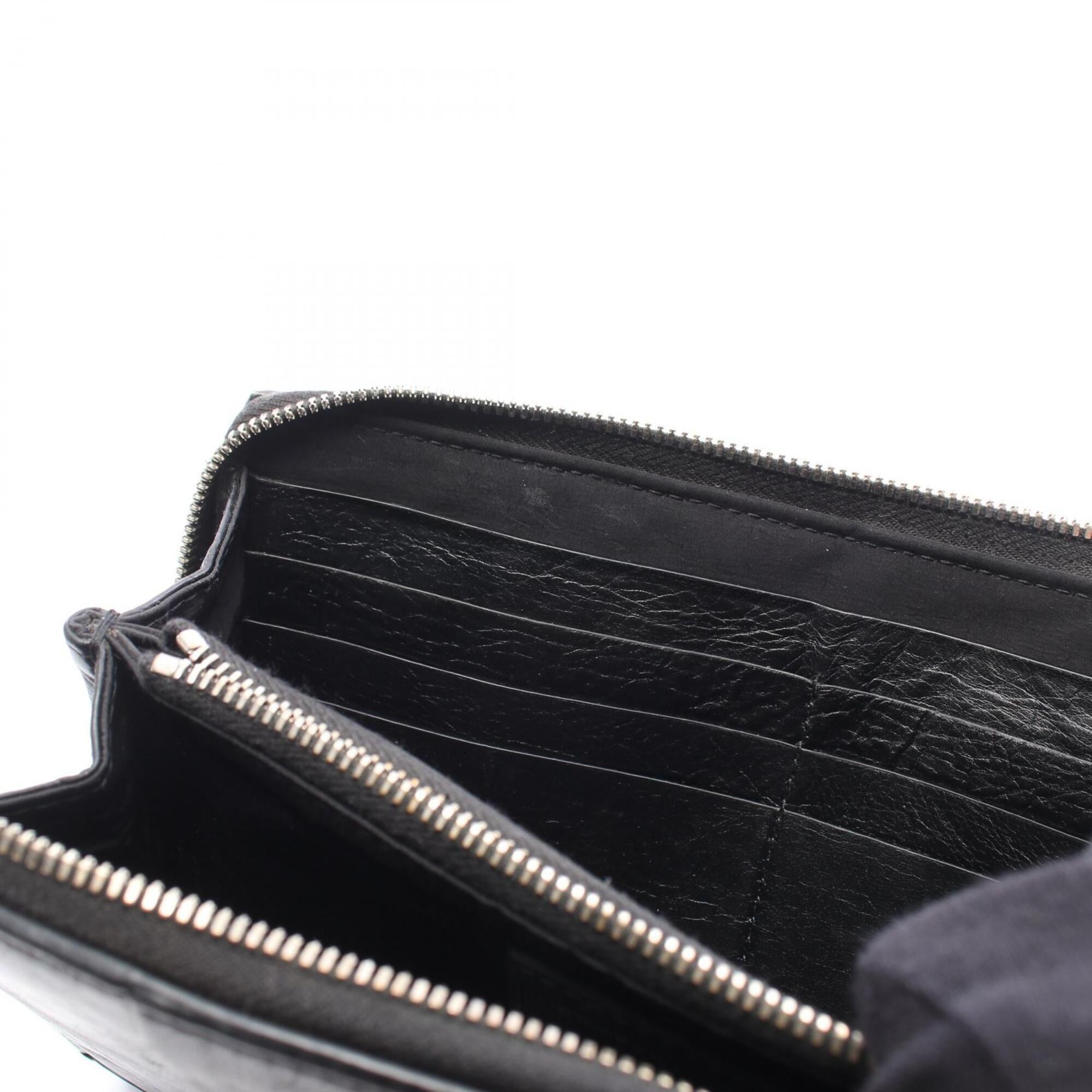Bottega Veneta Black Intrecciato Long Wallet (Bi-Fold) (Pre-Owned)