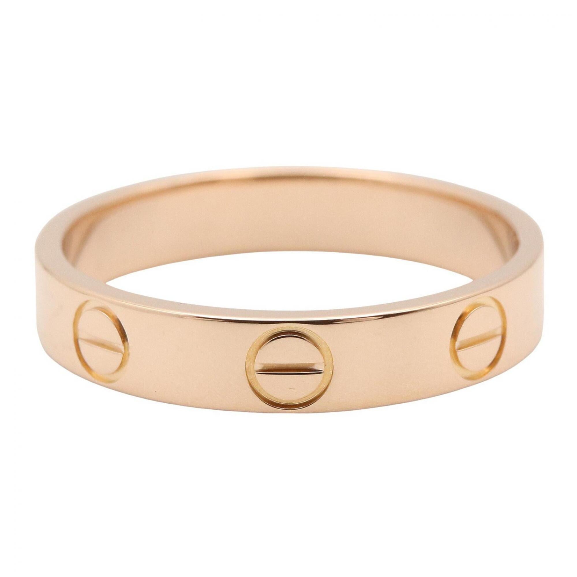 Cartier Gold Pink Gold (18K) Band Ring (Pre-Owned)
