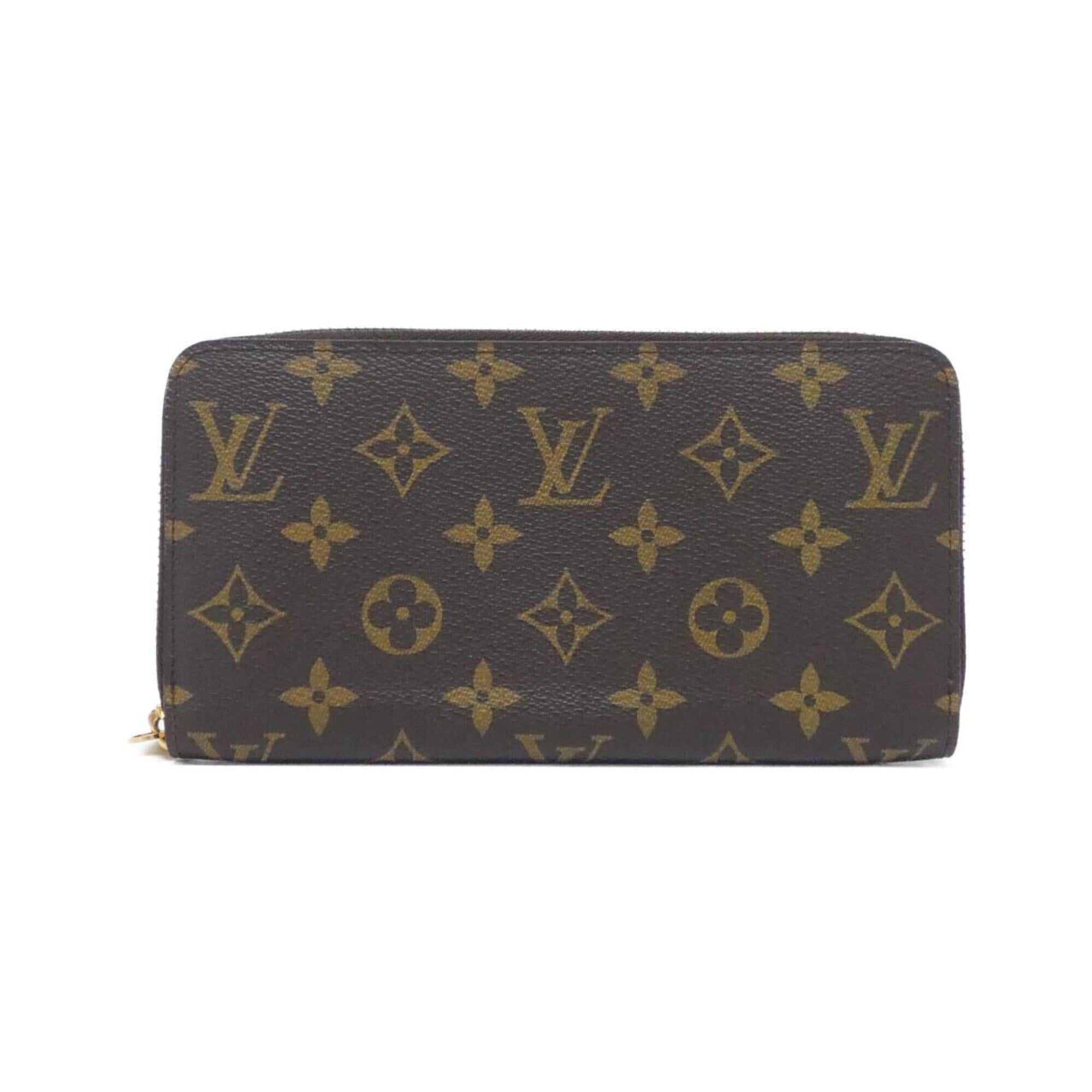Louis Vuitton Monogram Marron Coated Canvas Long Wallet (Bi-Fold) (Pre-Owned)