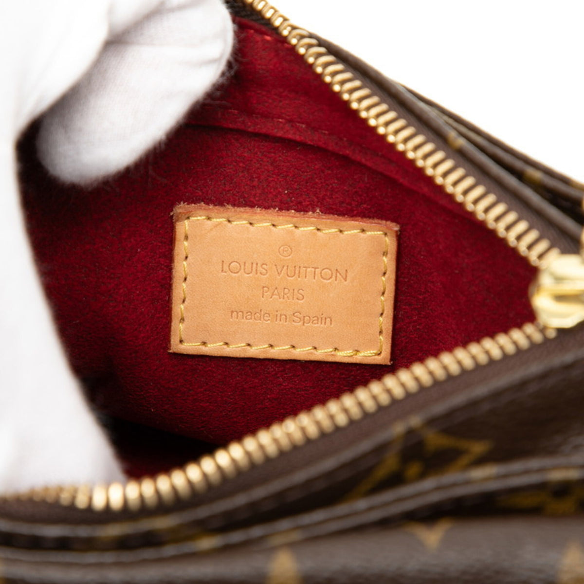 Louis Vuitton Brown Pvc Leather Shoulder Bag (Pre-Owned)