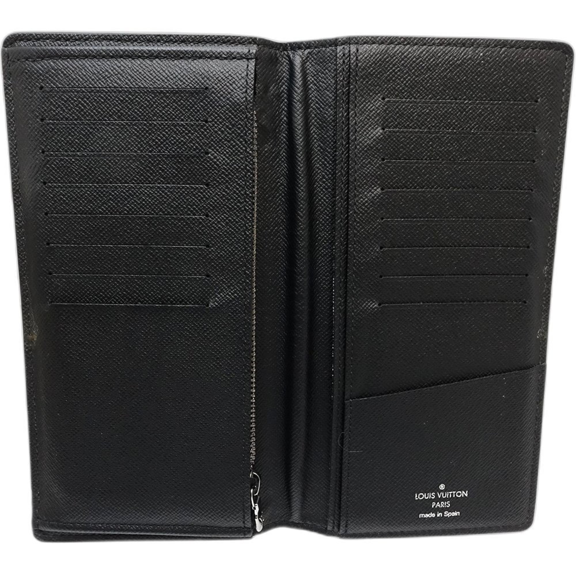 Louis Vuitton Monogram Eclipse Monogram Eclipse Noir Monogram Eclipse Long Wallet (Bi-Fold) (Pre-Owned)