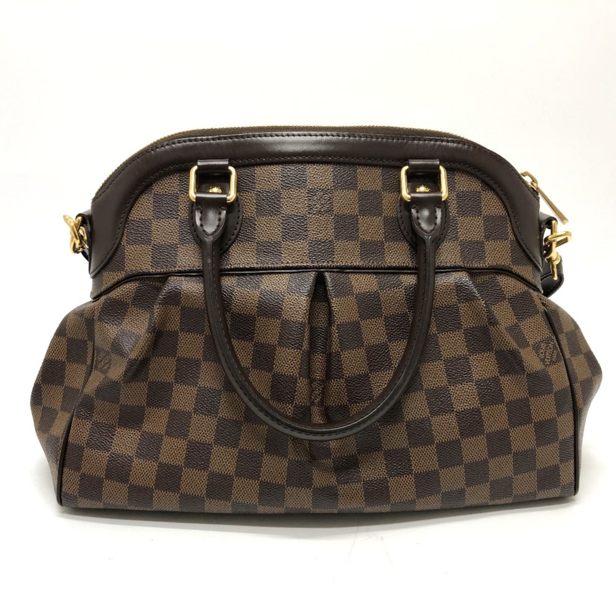 Louis Vuitton Damier Brown Damier Canvas Galle Damier Canvas Handbag (Pre-Owned)