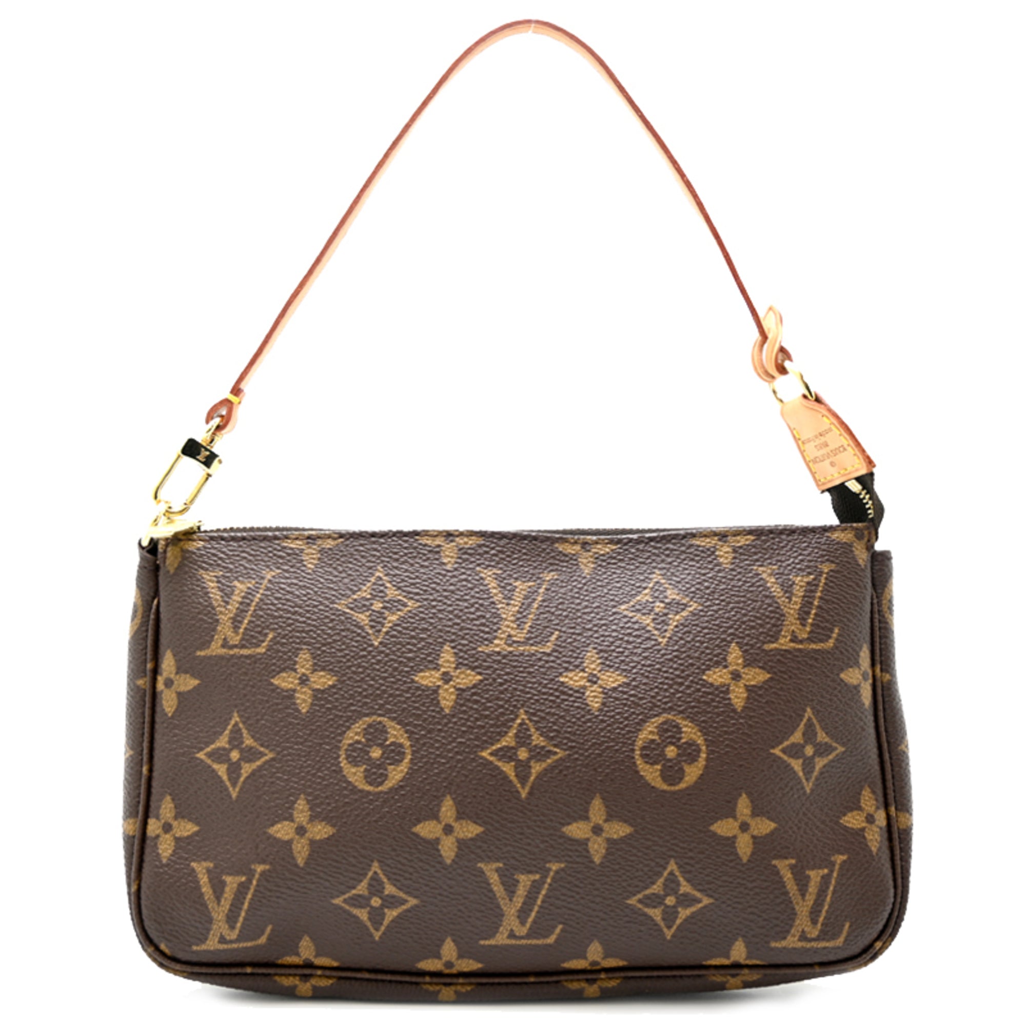 Louis Vuitton Brown Monogram Pochette Shoulder Bag (Pre-Owned)