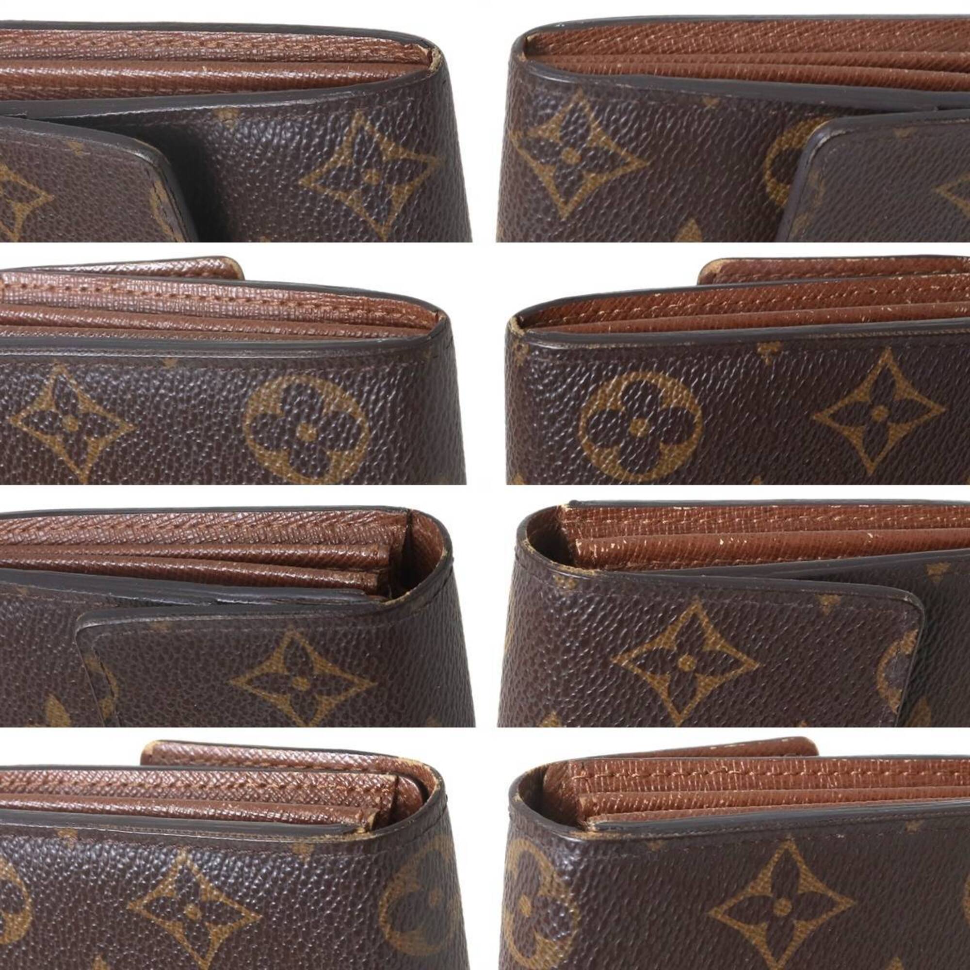 Louis Vuitton Monogram Brown Monogram Long Wallet (Bi-Fold) (Pre-Owned)