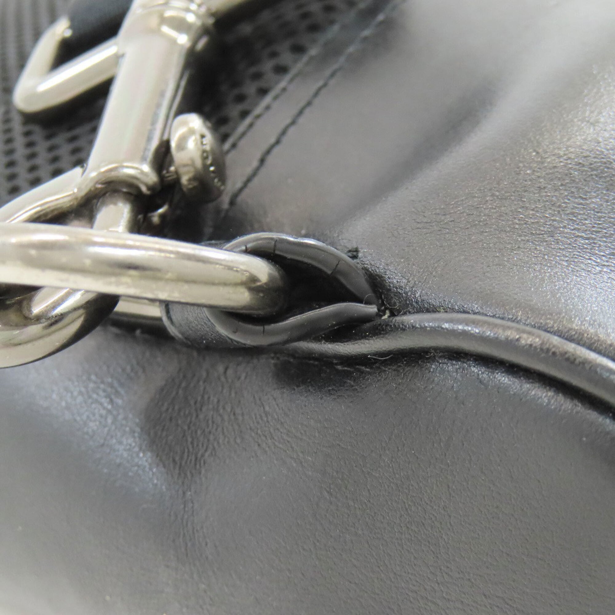 Coach Signature Gray Pvc Sling Bag (Pre-Owned)