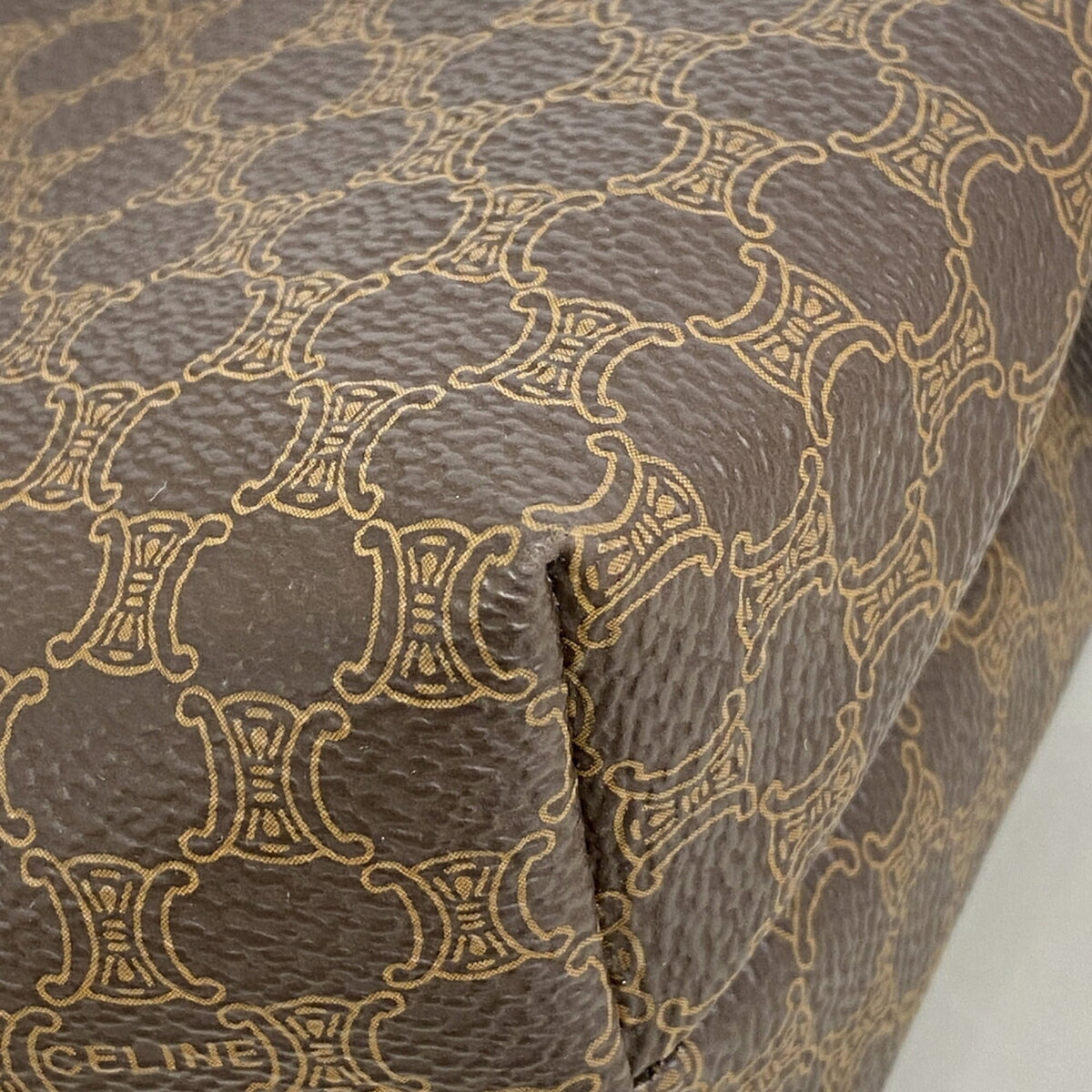 Celine Brown Pvc Pouch (Pre-Owned)