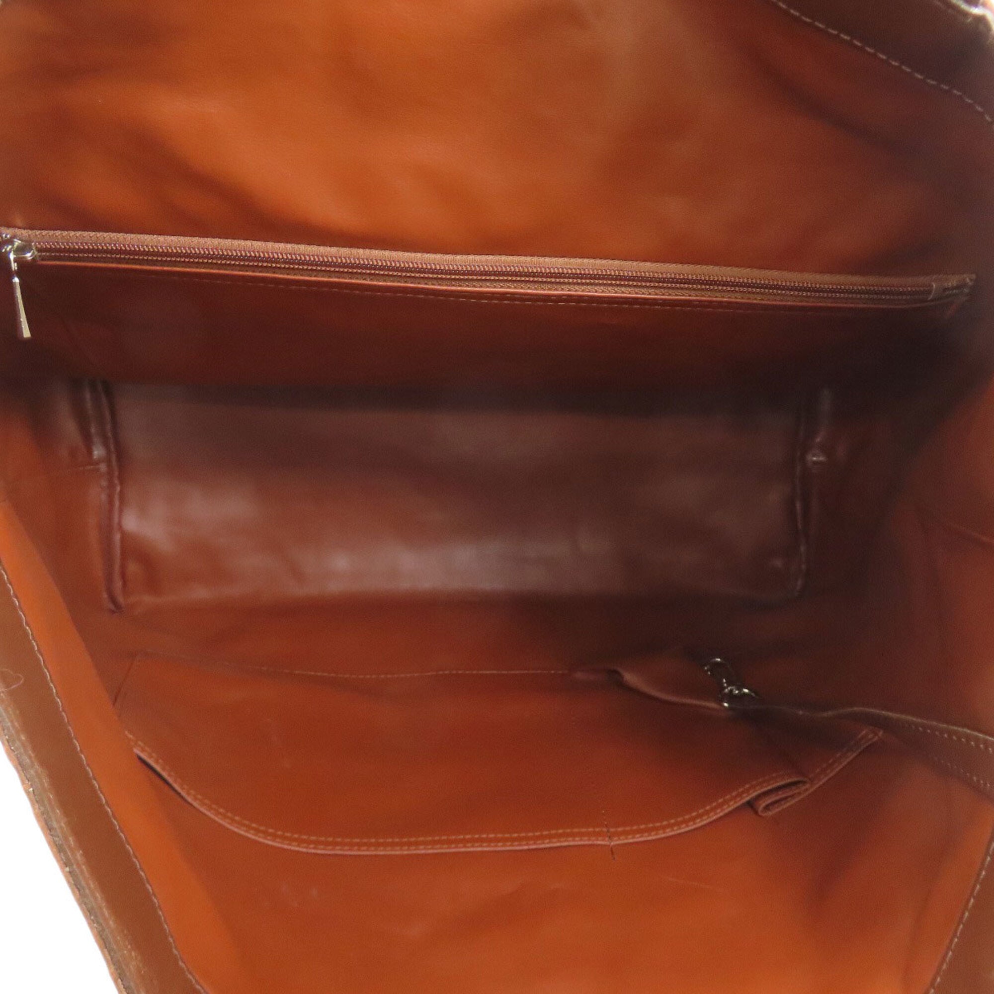 Longchamp Brown Canvas Tote Bag (Pre-Owned)