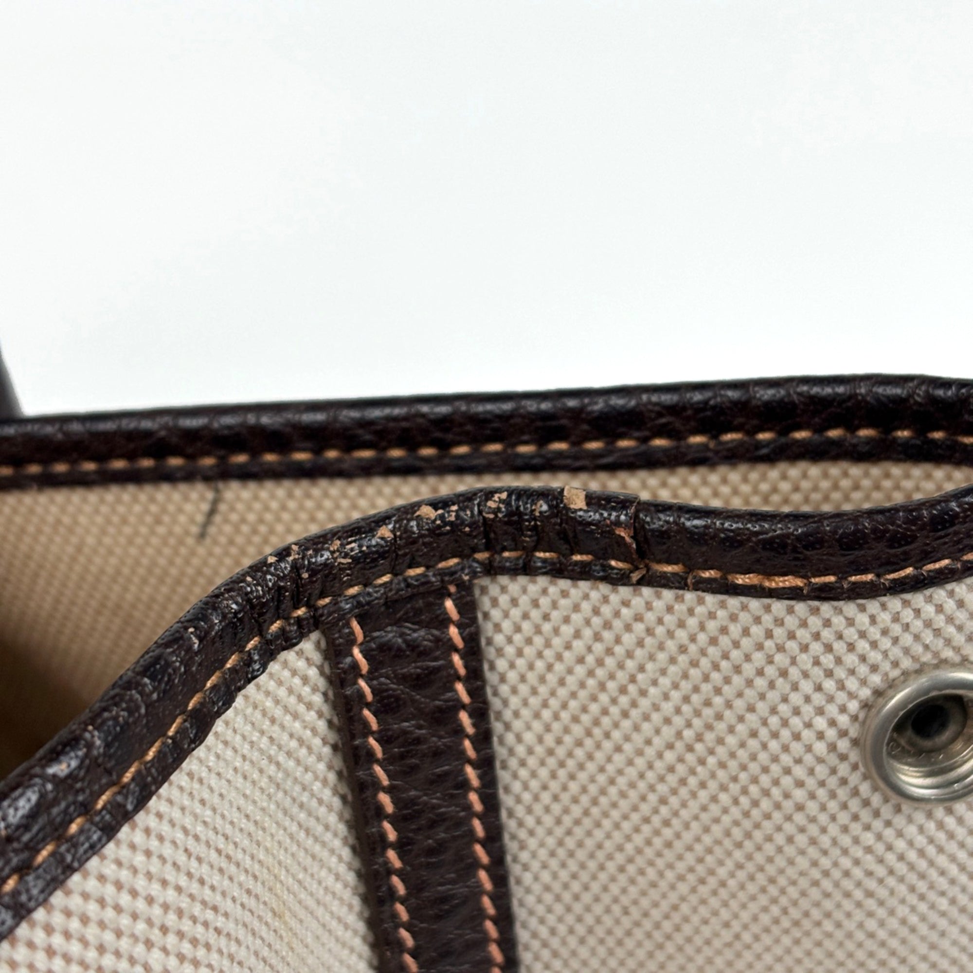 Hermes Cocaon Toile H Tote Bag (Pre-Owned)