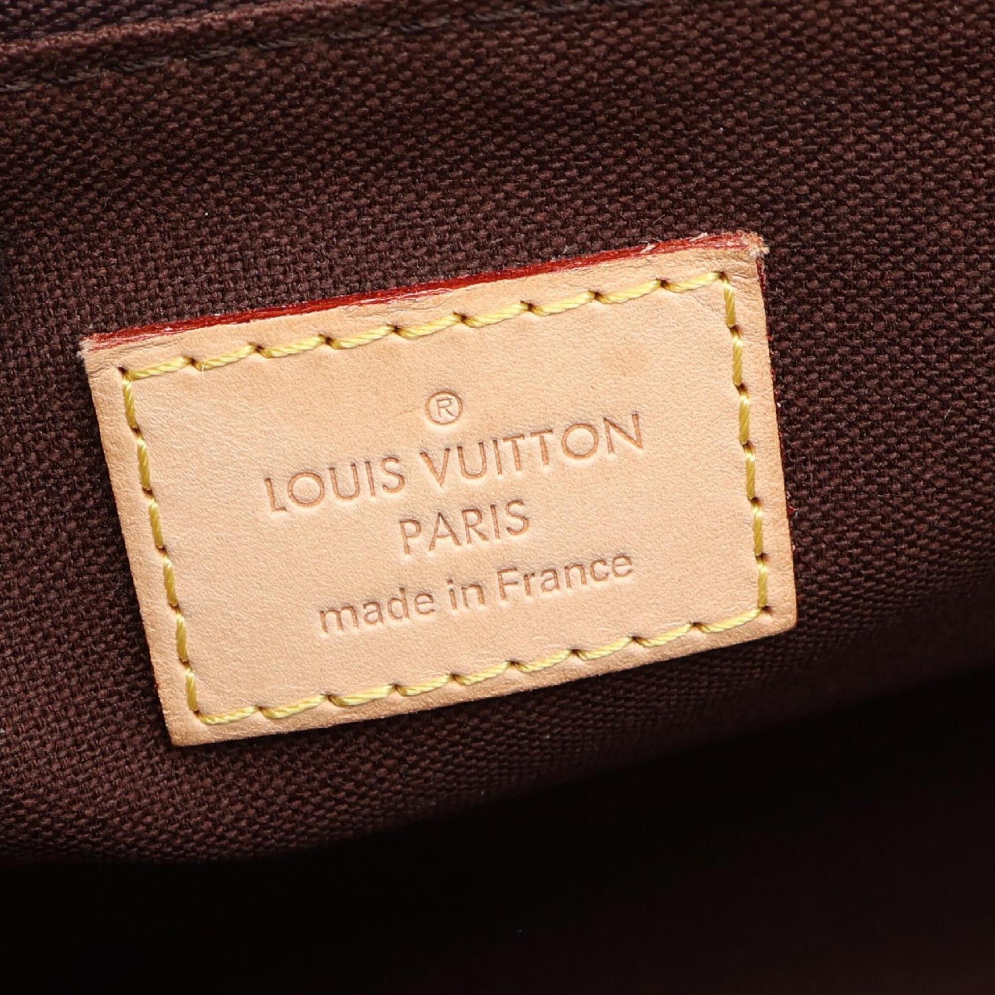 Louis Vuitton Brown Pvc Leather Handbag Shoulder Bag (Pre-Owned)