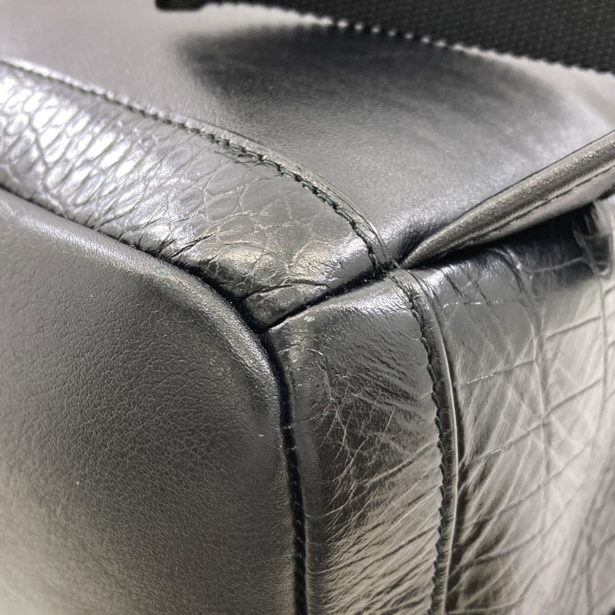 Jimmy Choo Black Leather Backpack (Pre-Owned)