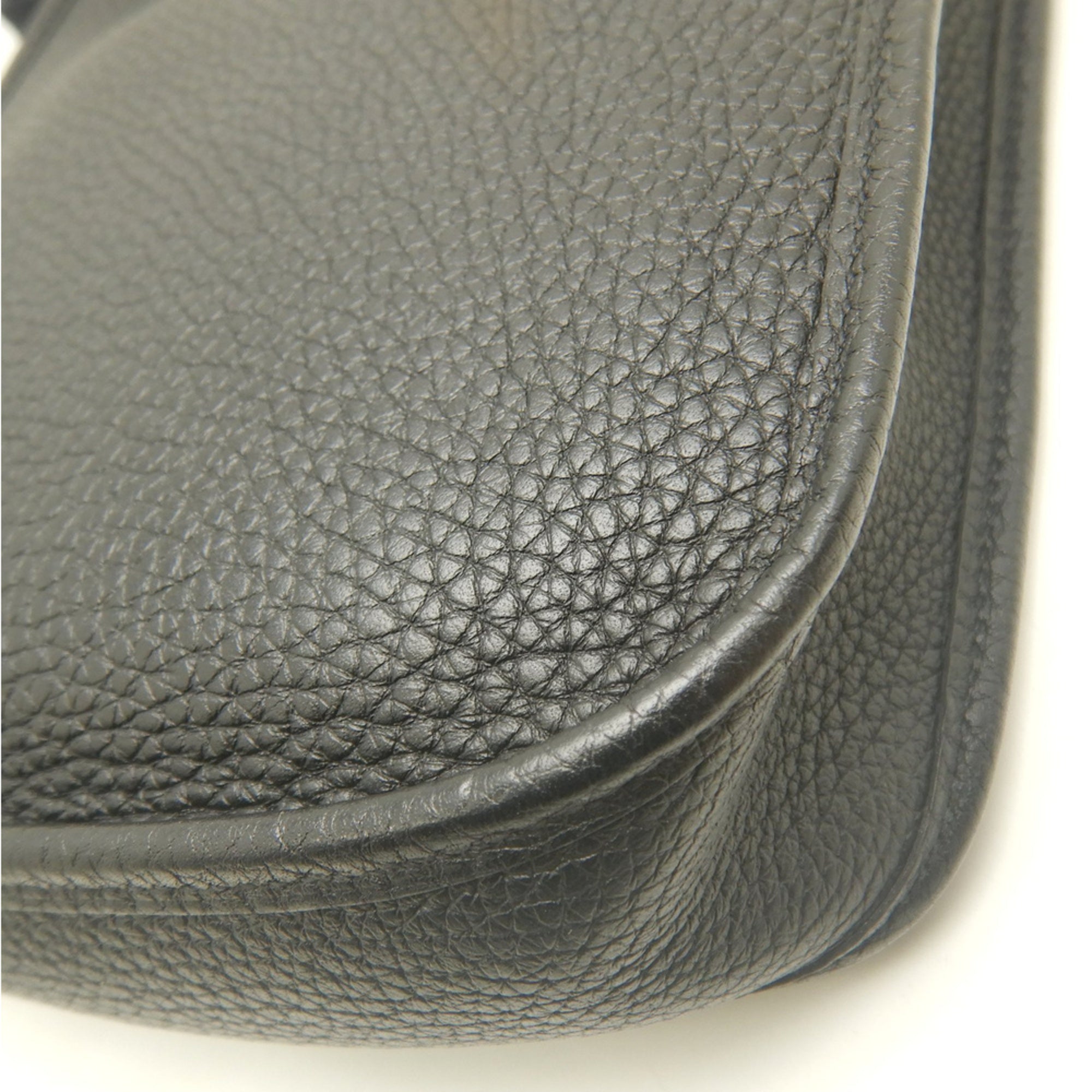 Hermes Evelyne Brown Taurillon Clemence Leather Shoulder Bag (Pre-Owned)