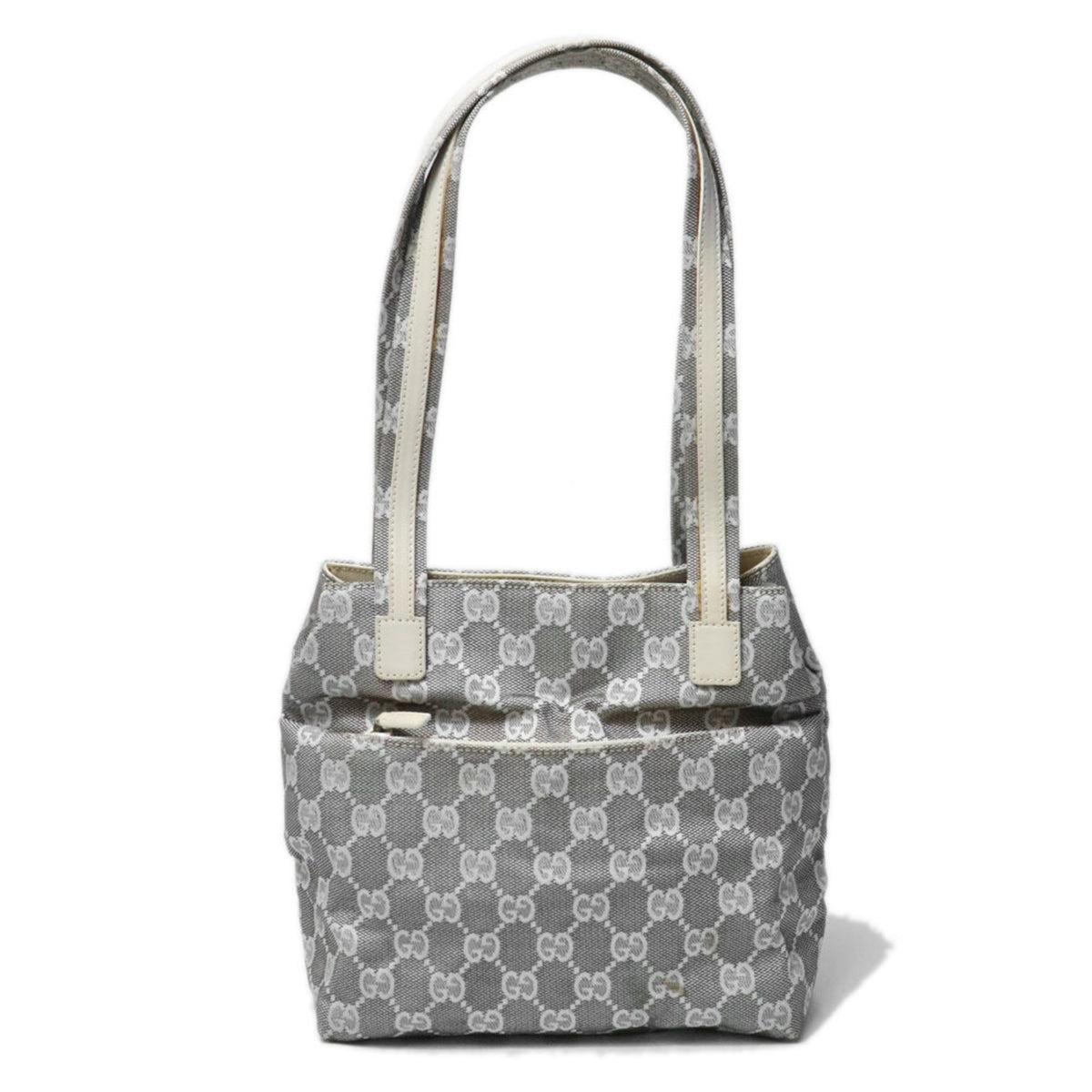 Gucci Gray Gg Canvas Tote Bag (Pre-Owned)
