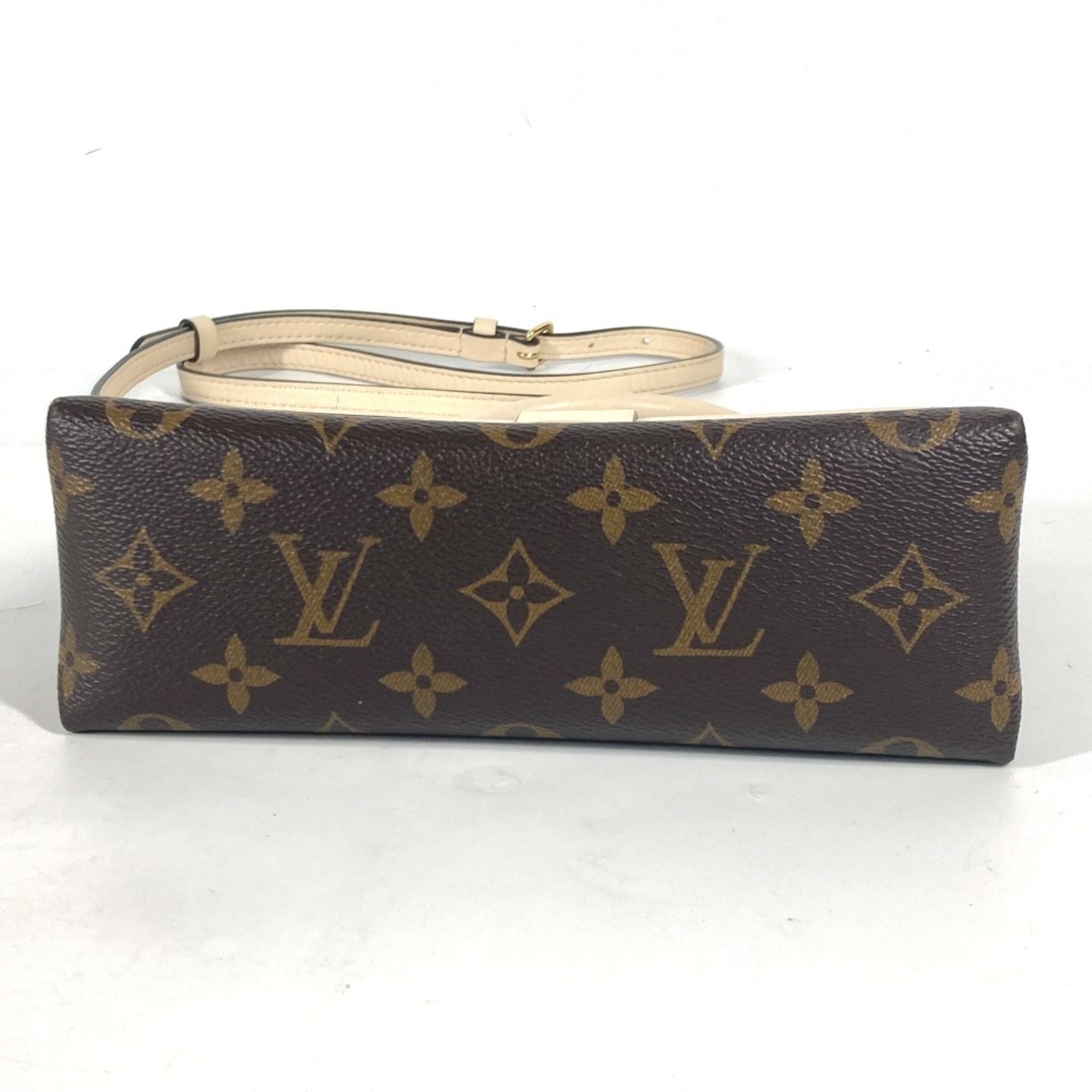 Louis Vuitton Monogram Brown White Monogram Handbag Shoulder Bag (Pre-Owned)