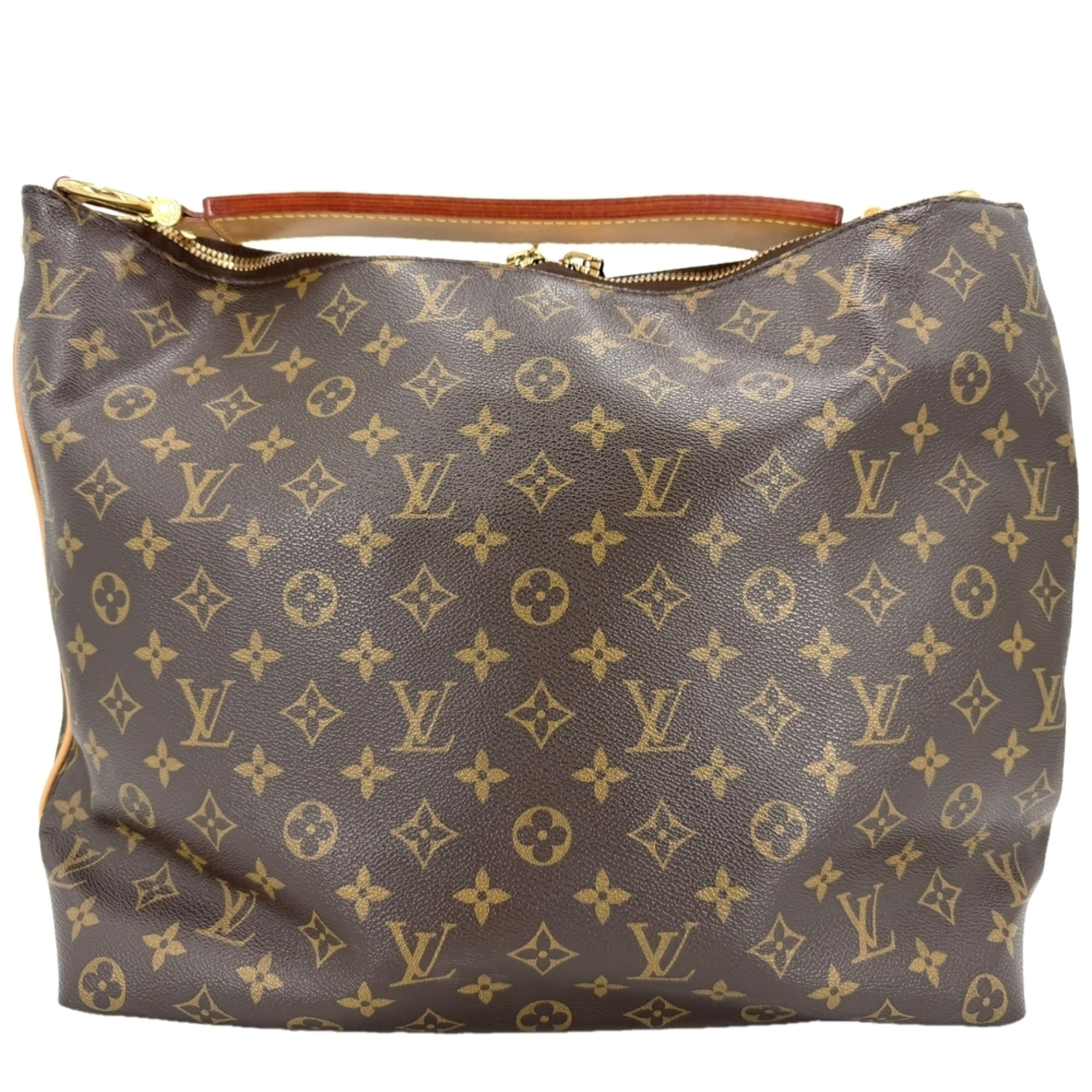 Louis Vuitton Brown Monogram Canvas Handbag (Pre-Owned)