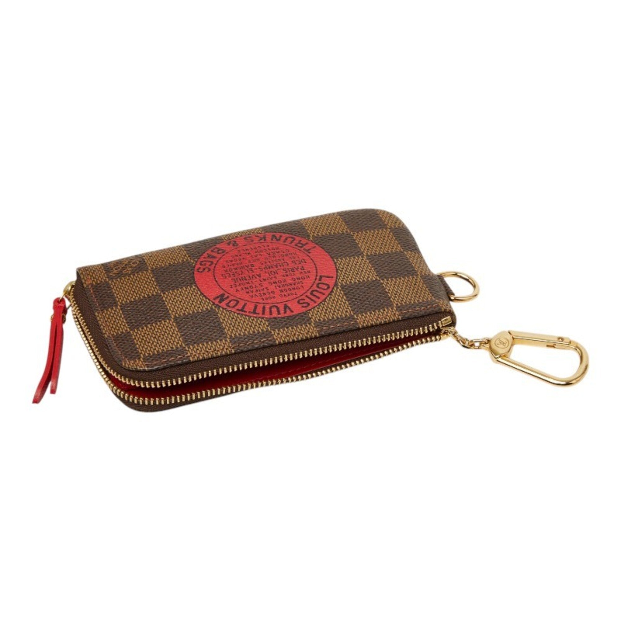 Louis Vuitton Brown Pvc Leather Coin Purse/Coin Case (Pre-Owned)
