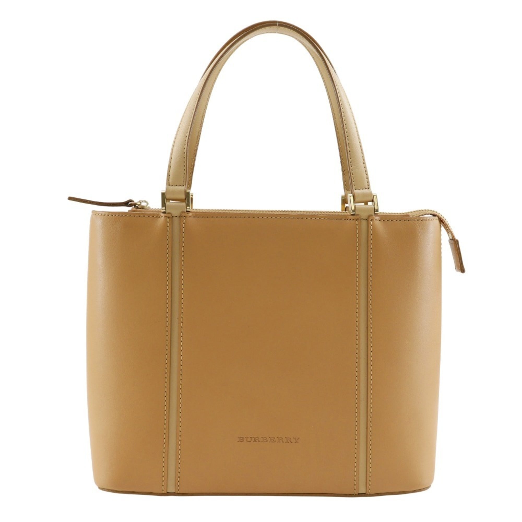 Burberry Beige Leather Handbag (Pre-Owned)