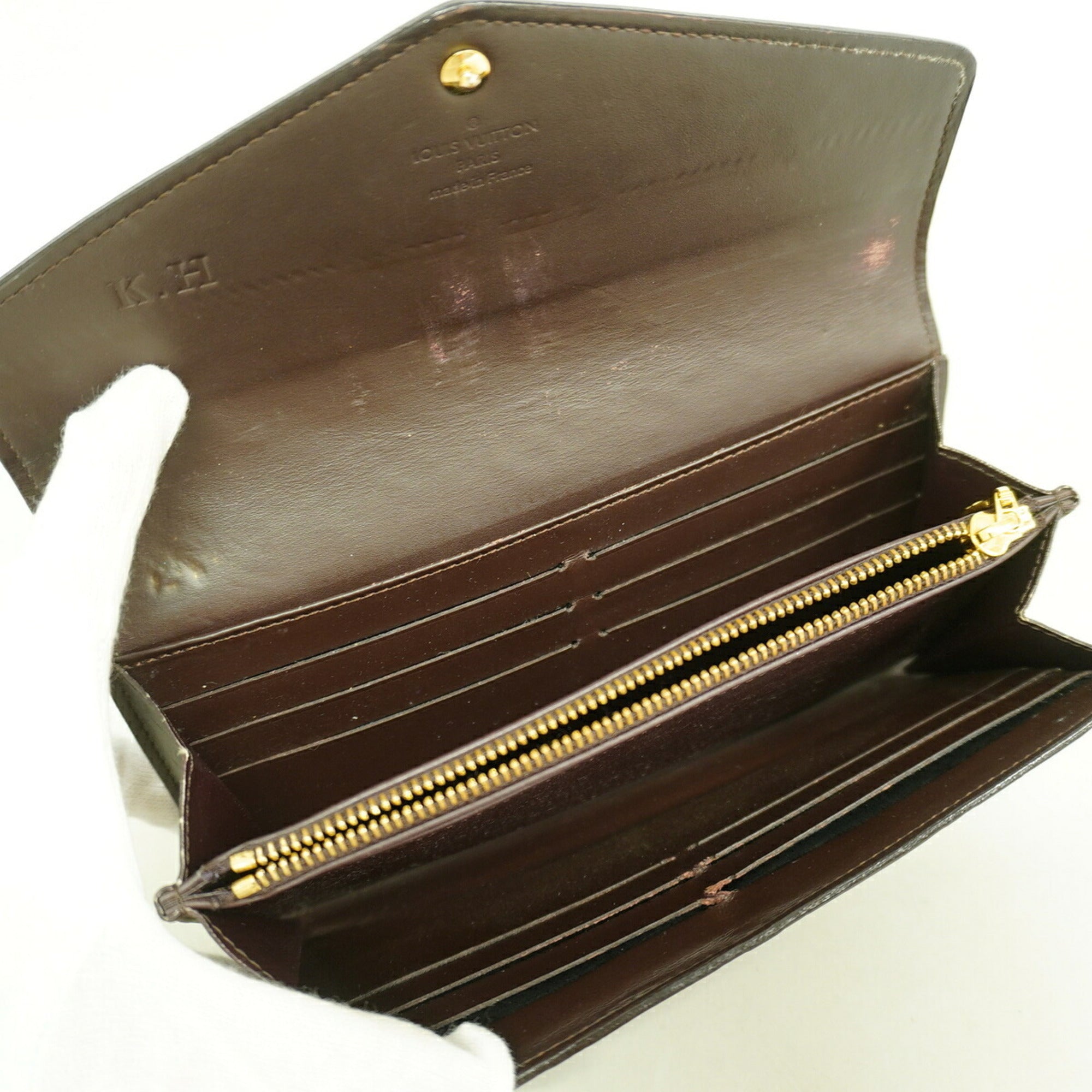Louis Vuitton Amarante Long Wallet (Bi-Fold) (Pre-Owned)