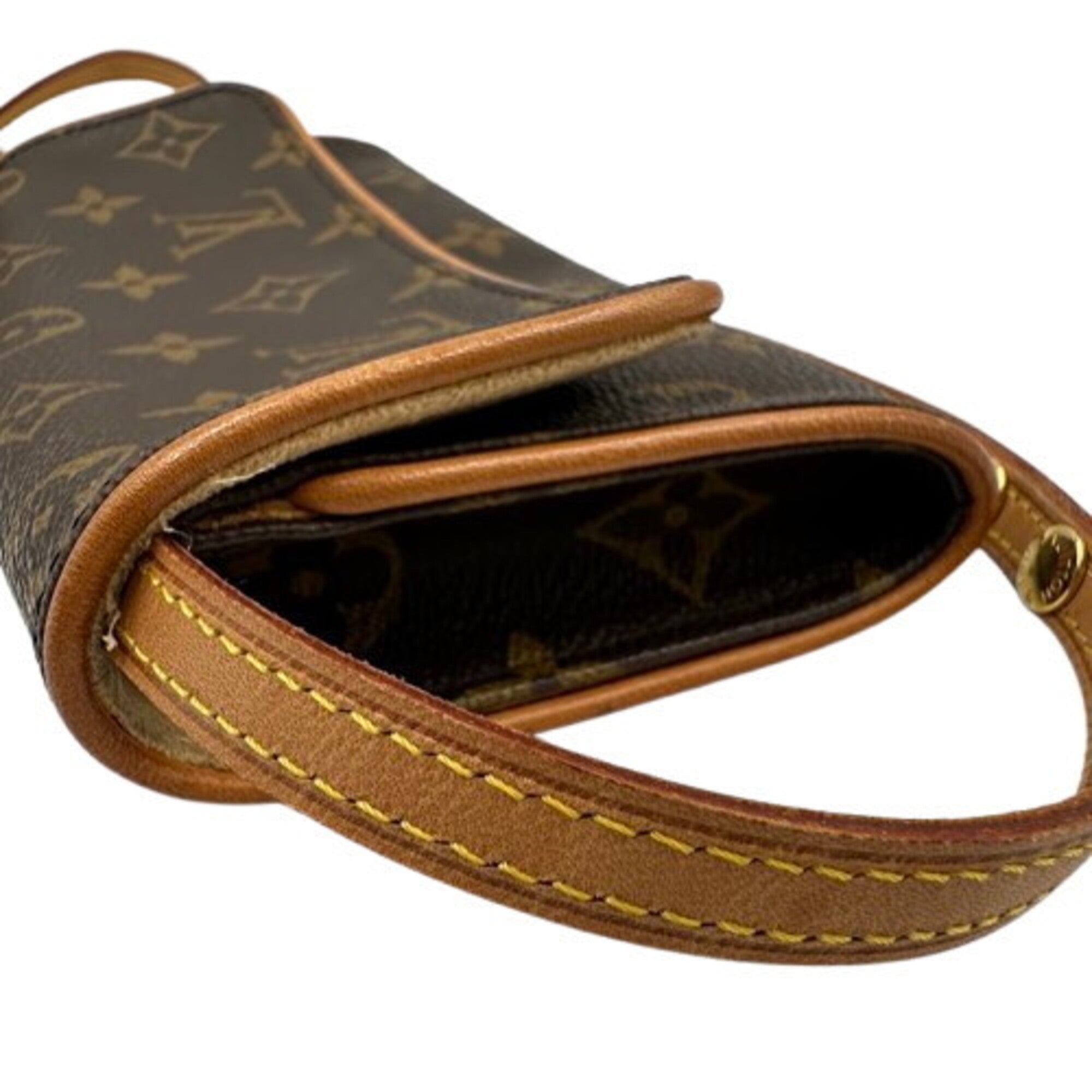 Louis Vuitton Monogram Brown Pvc Pochette Shoulder Bag (Pre-Owned)