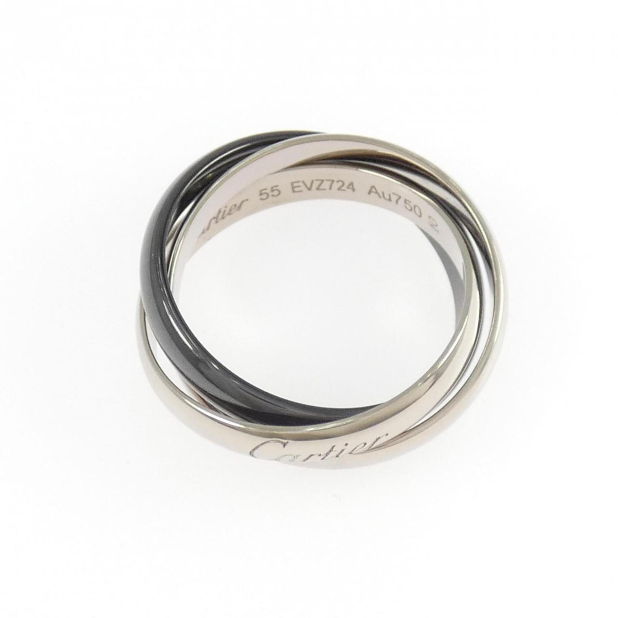 Cartier White Gold (18K) Ceramic Band Ring (Pre-Owned)