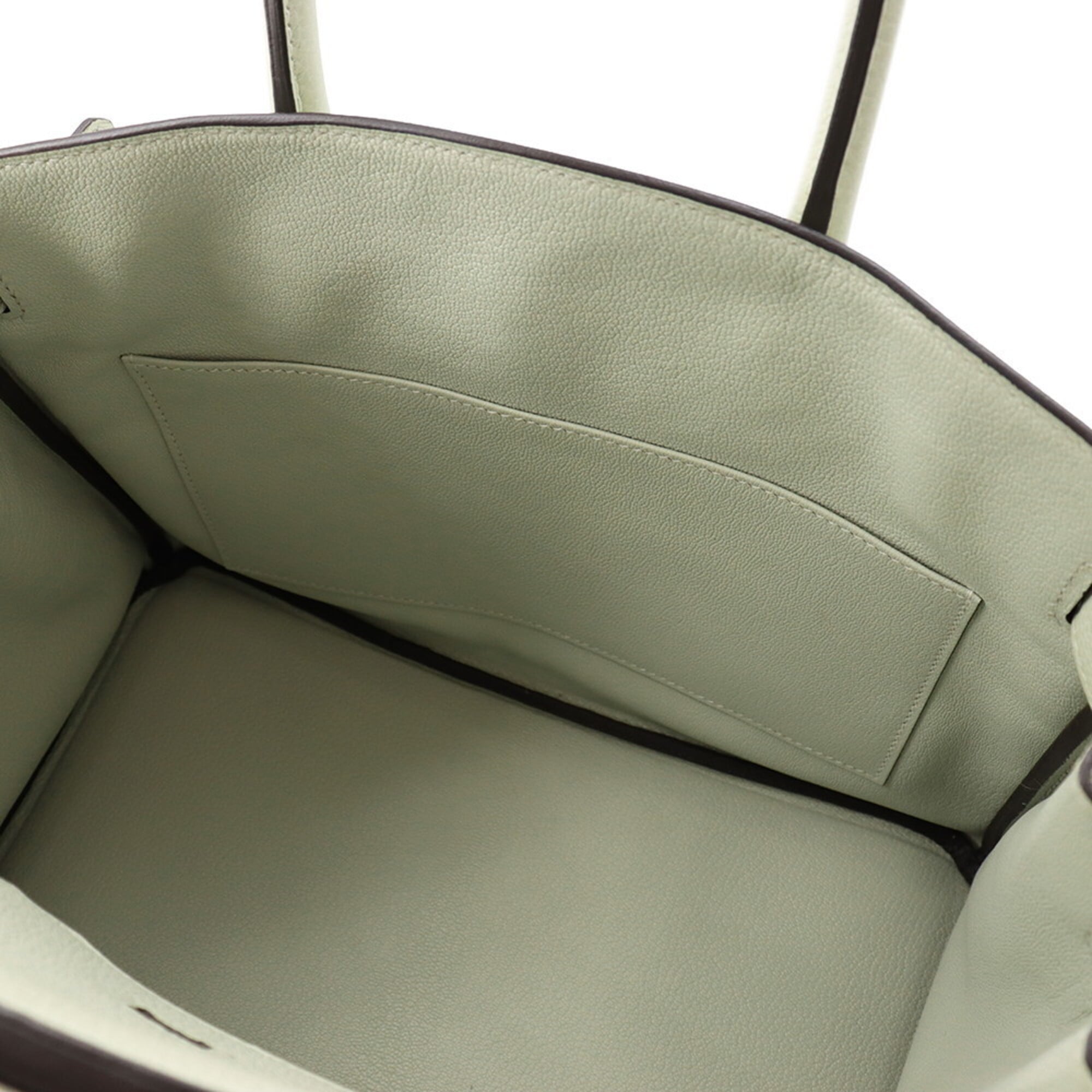 Hermes Green Togo Leather Handbag (Pre-Owned)
