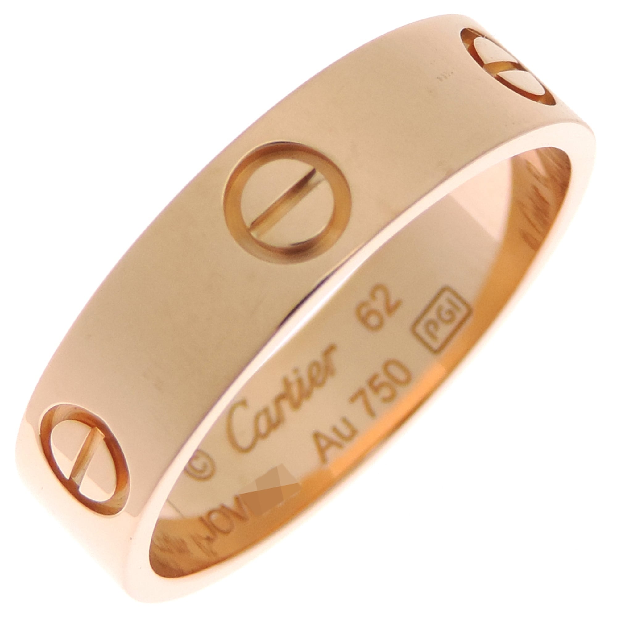 Cartier Pink Gold (18K) Band Ring (Pre-Owned)