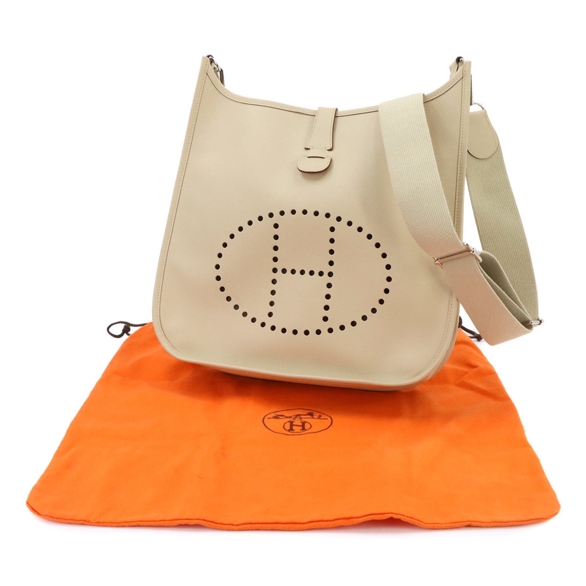 Hermes Parchemin Epsom Leather Handbag Shoulder Bag (Pre-Owned)