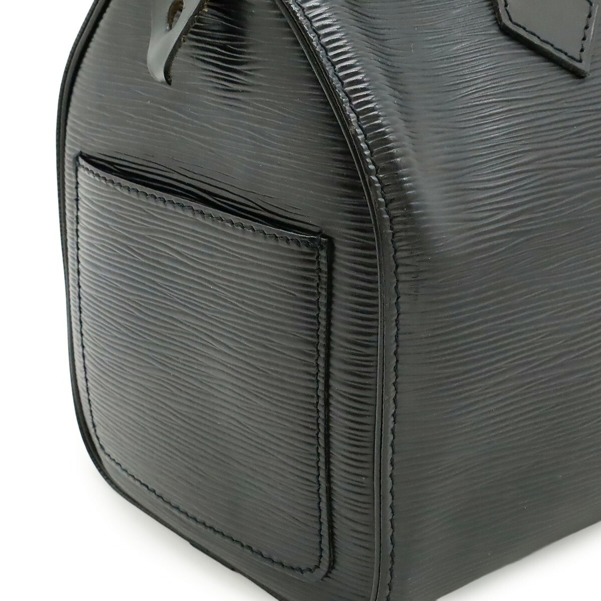 Louis Vuitton Noir Epi Leather Boston Bag Handbag (Pre-Owned)