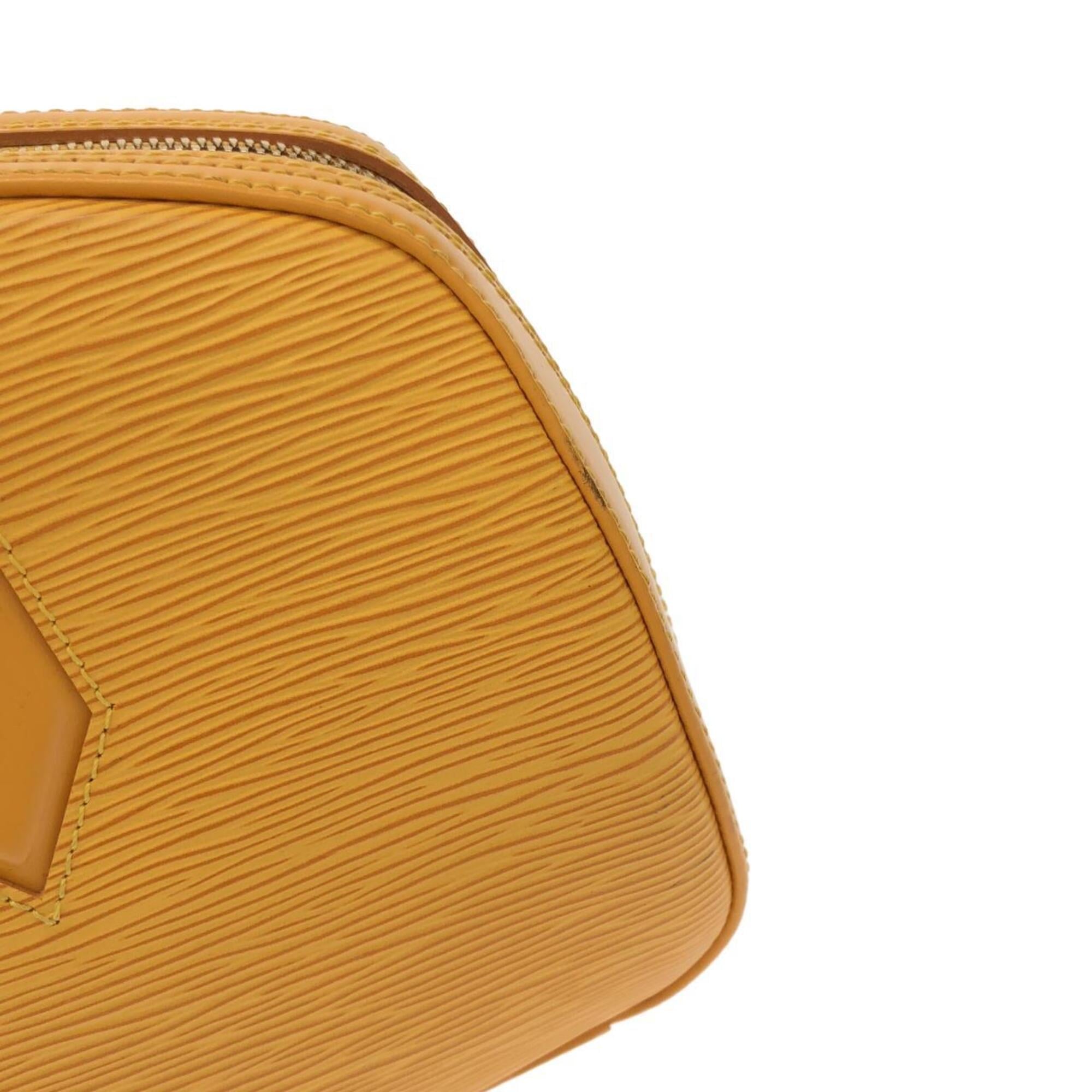 Louis Vuitton Yellow Leather Handbag (Pre-Owned)