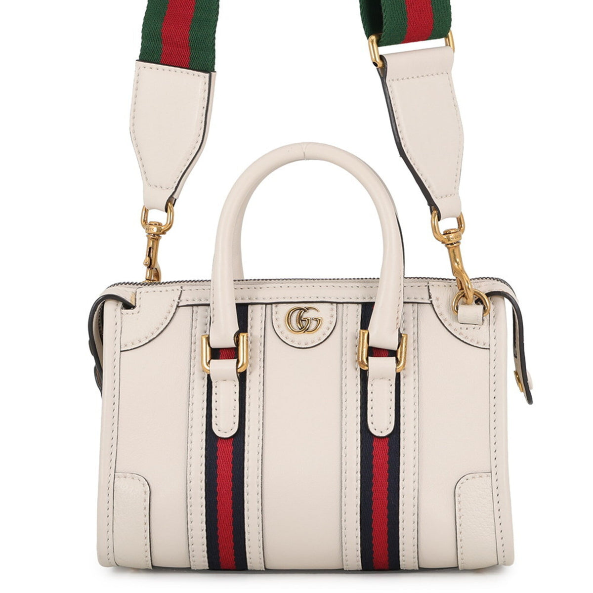 Gucci White Leather Handbag (Pre-Owned)