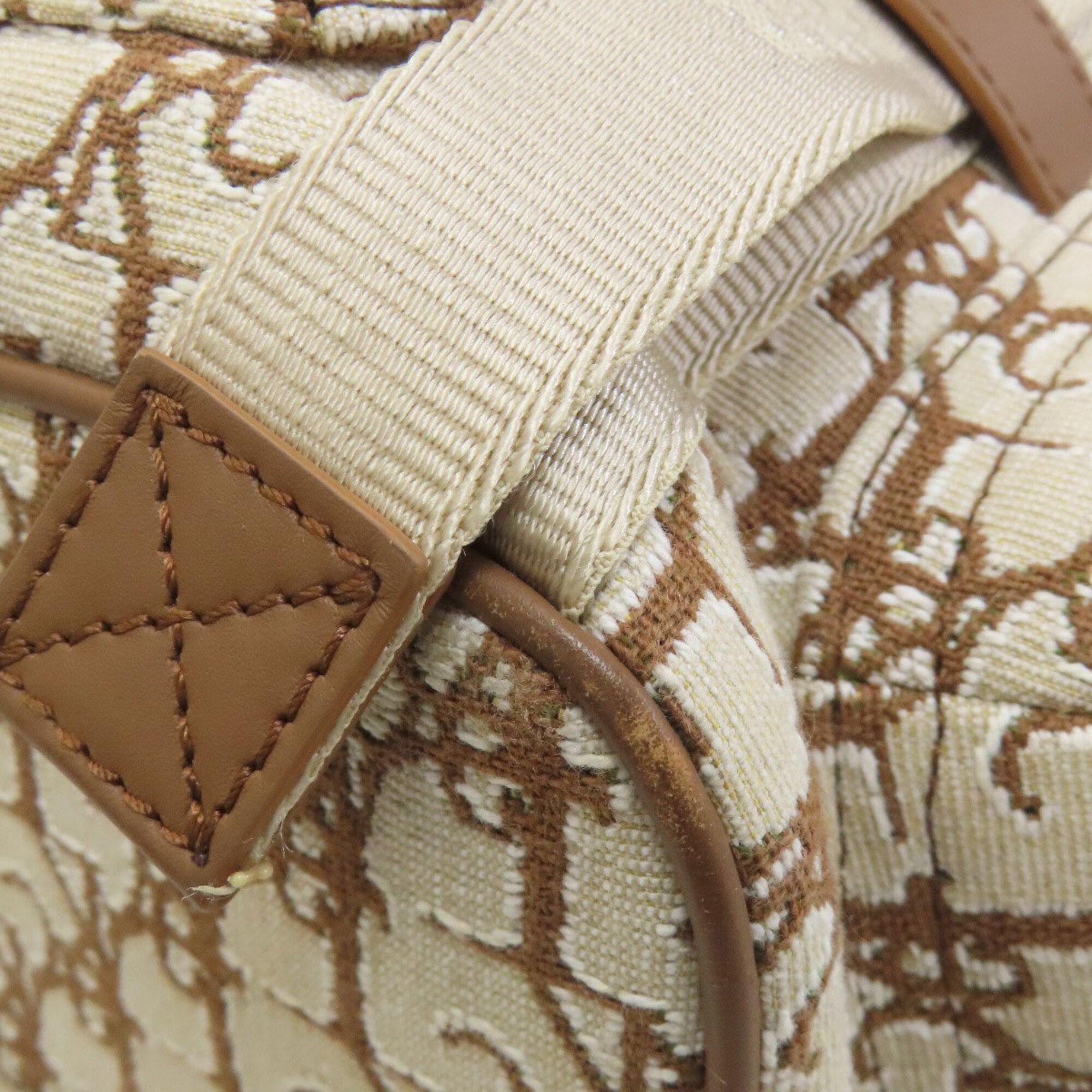 Christian Dior Brown Canvas Backpack (Pre-Owned)