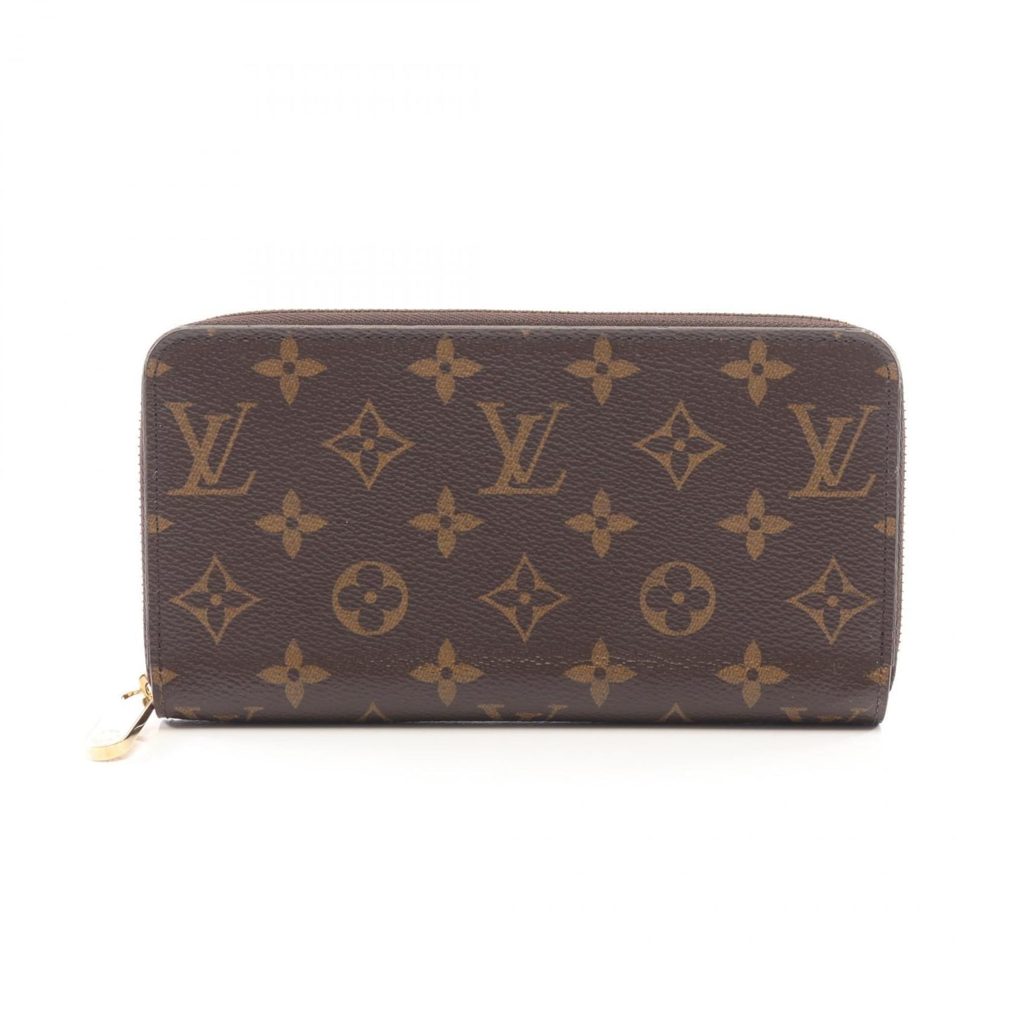Louis Vuitton Brown Monogram Coated Canvas Long Wallet (Bi-Fold) (Pre-Owned)