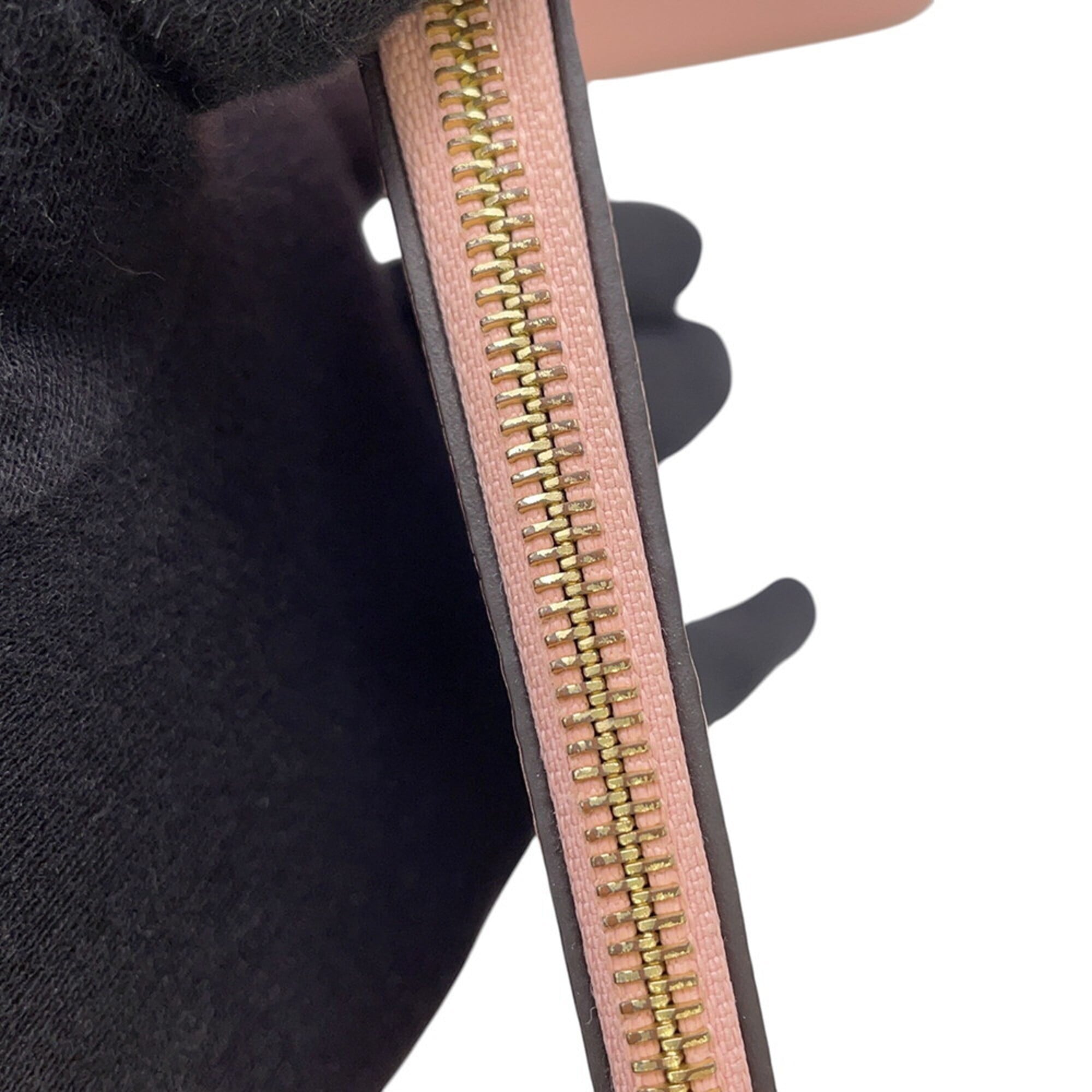 Louis Vuitton Monogram Empreinte Rose Poudre Monogram Empreinte Chain/Shoulder Wallet (Pre-Owned)