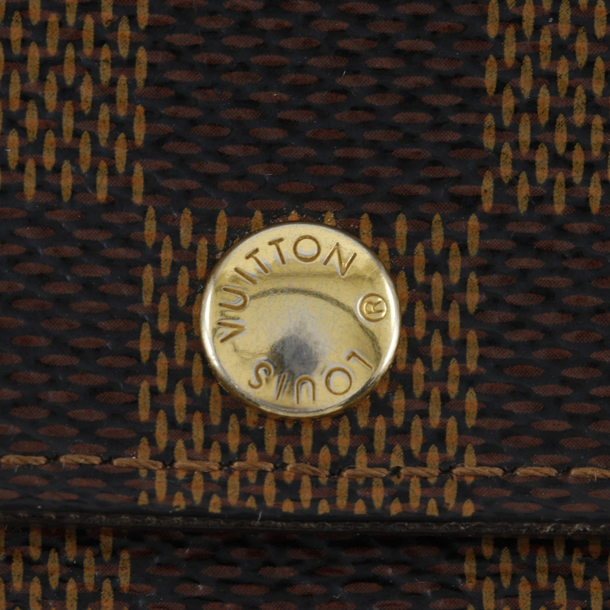 Louis Vuitton Brown Damier Canvas Long Wallet (Bi-Fold) (Pre-Owned)