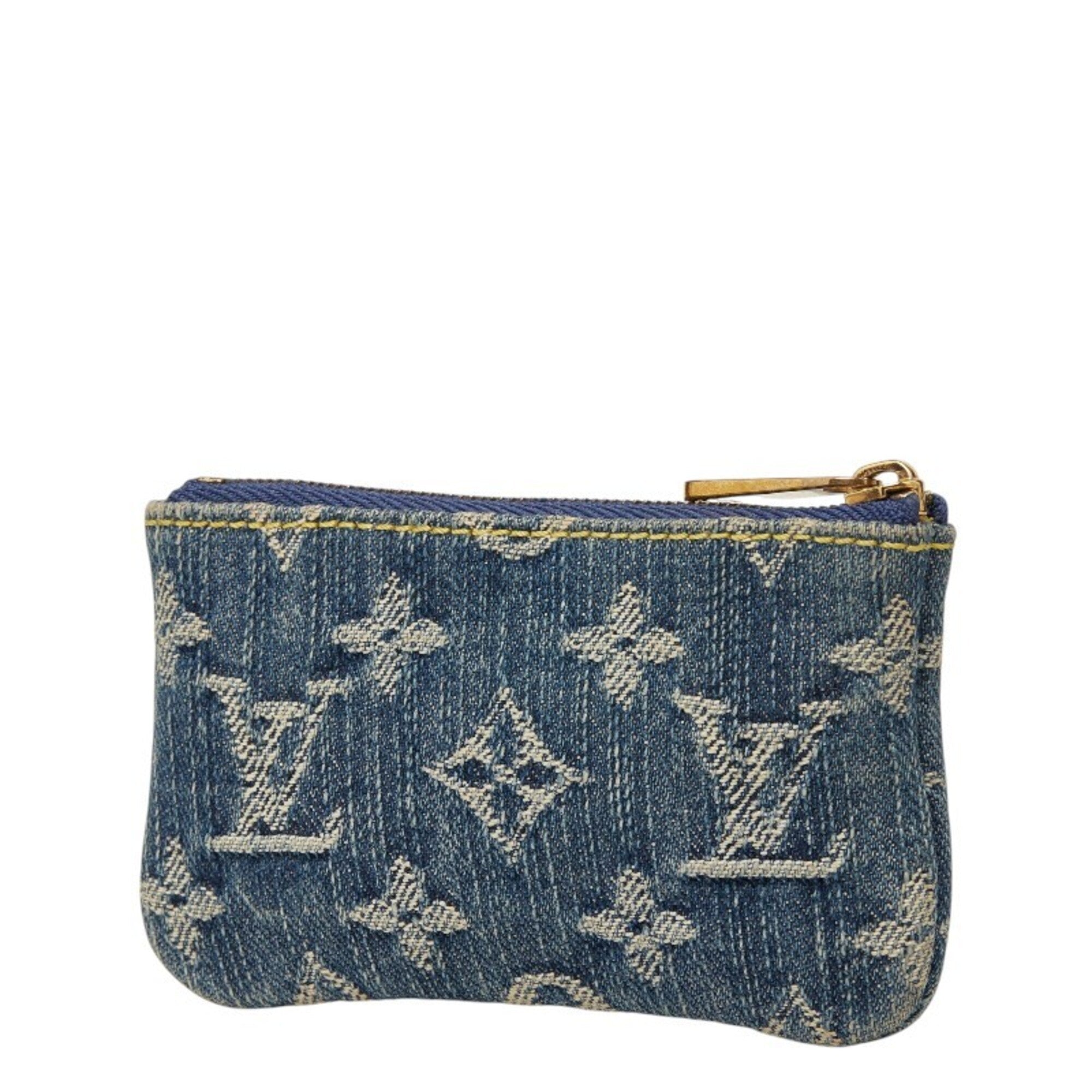 Louis Vuitton Blue Monogram Denim Pochette (Pre-Owned)