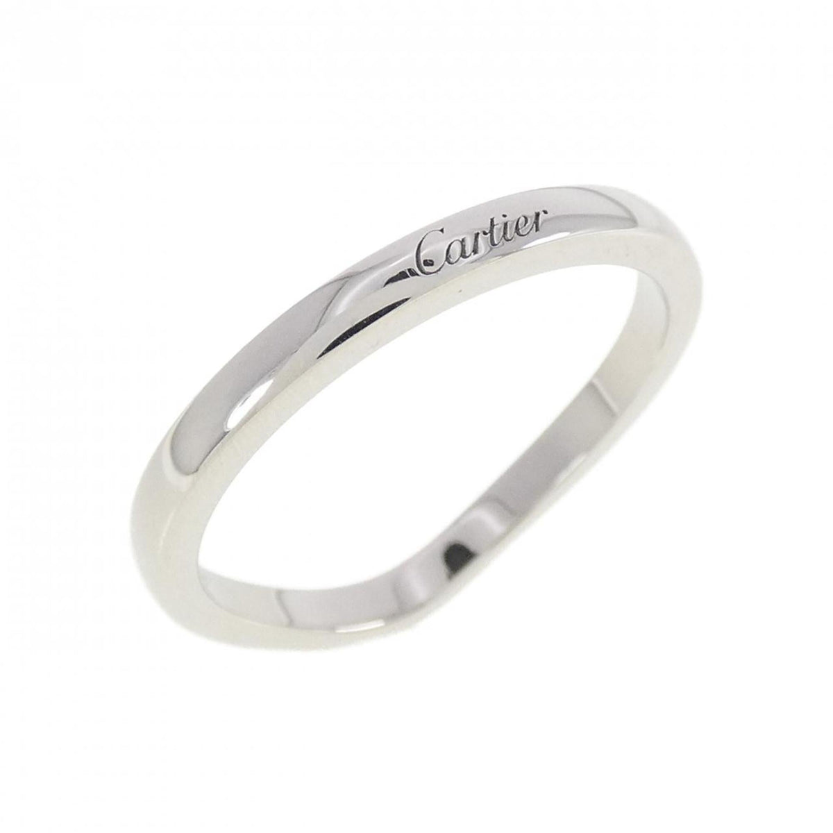 Cartier Platinum 950 Band Ring (Pre-Owned)