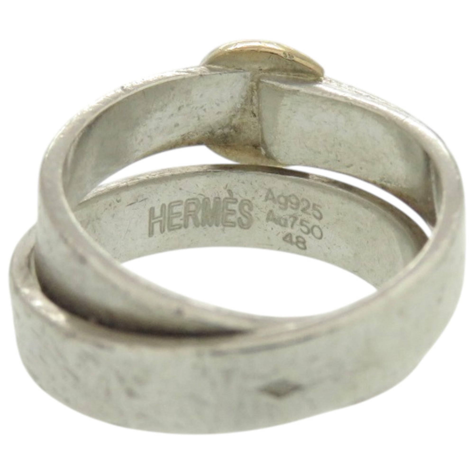 Hermes Gold Silver Gold (18K) Silver 925 (Pre-Owned)