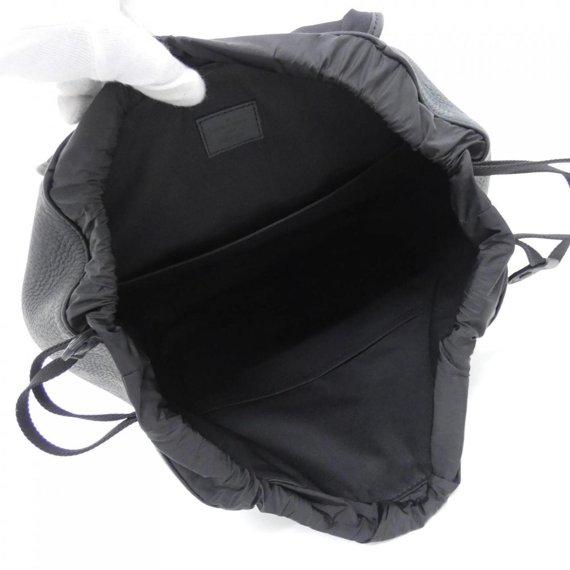 Louis Vuitton Taurillon Black Leather Backpack (Pre-Owned)