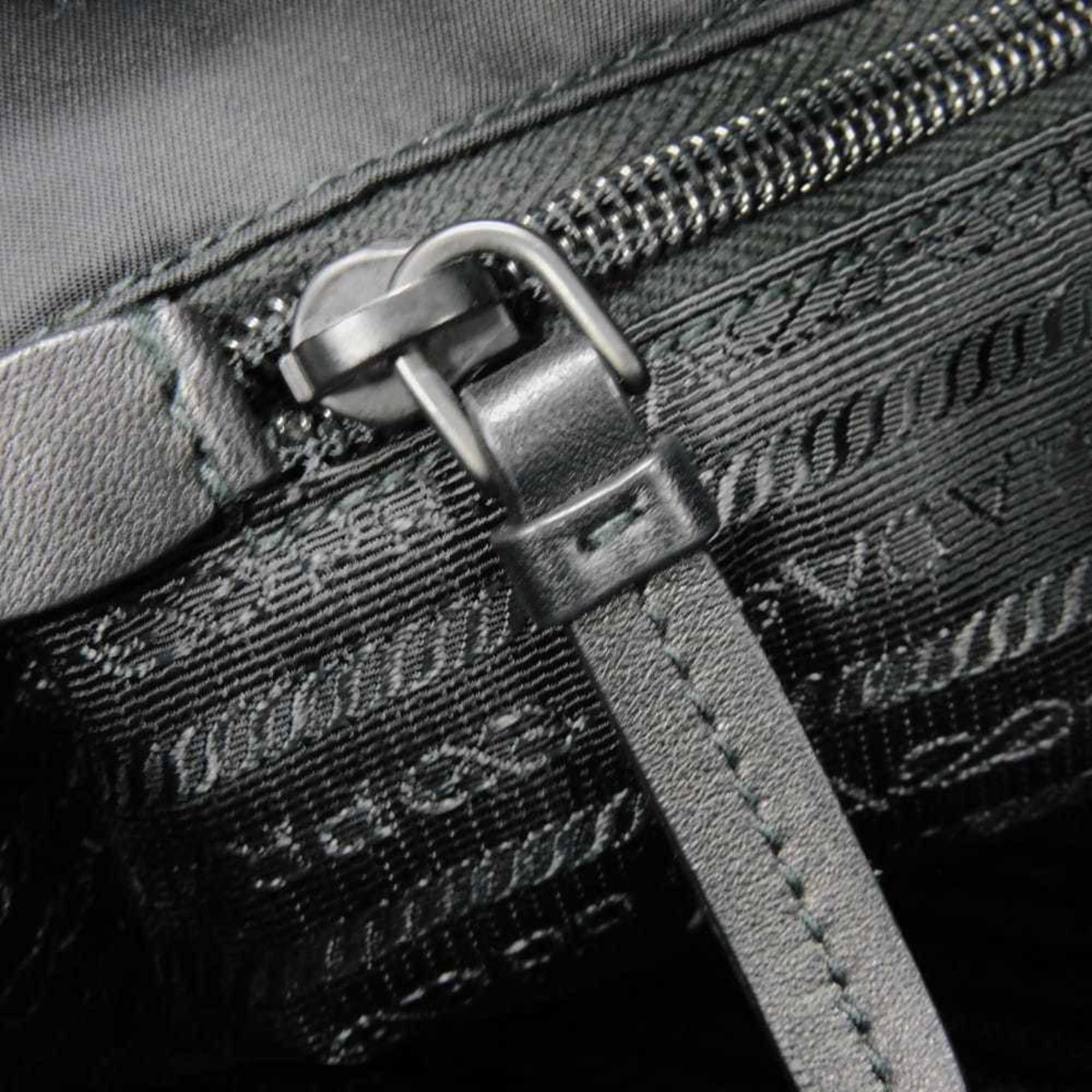 Prada Black Nero Nylon Shoulder Bag Tote Bag (Pre-Owned)