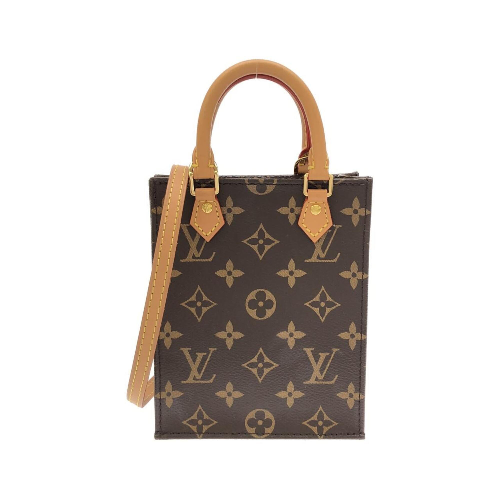 Louis Vuitton Marron Coated Canvas Handbag (Pre-Owned)
