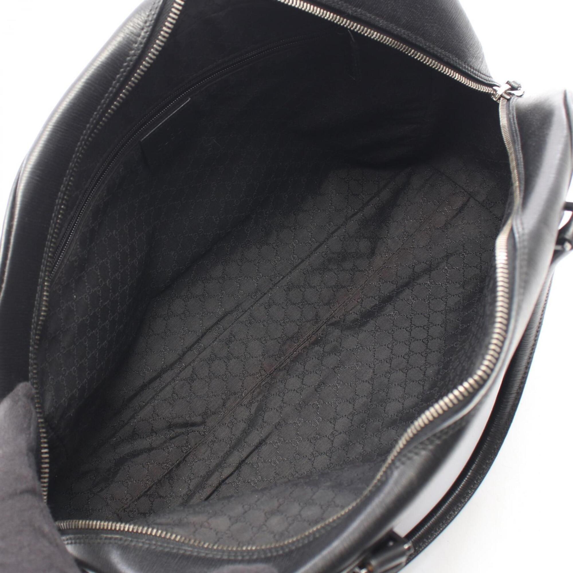 Gucci Black Leather Handbag (Pre-Owned)
