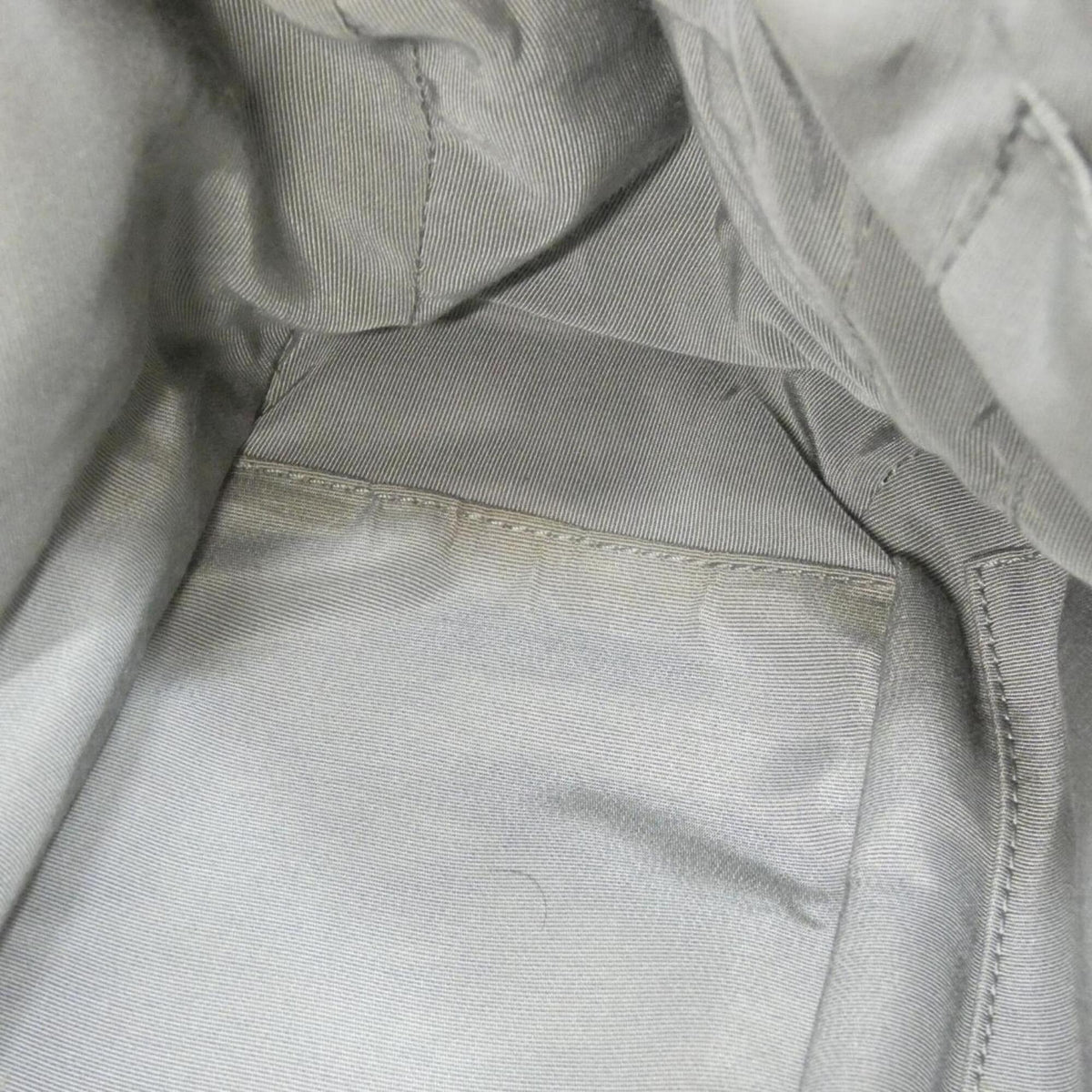 Chanel Gray Nylon Shoulder Bag (Pre-Owned)