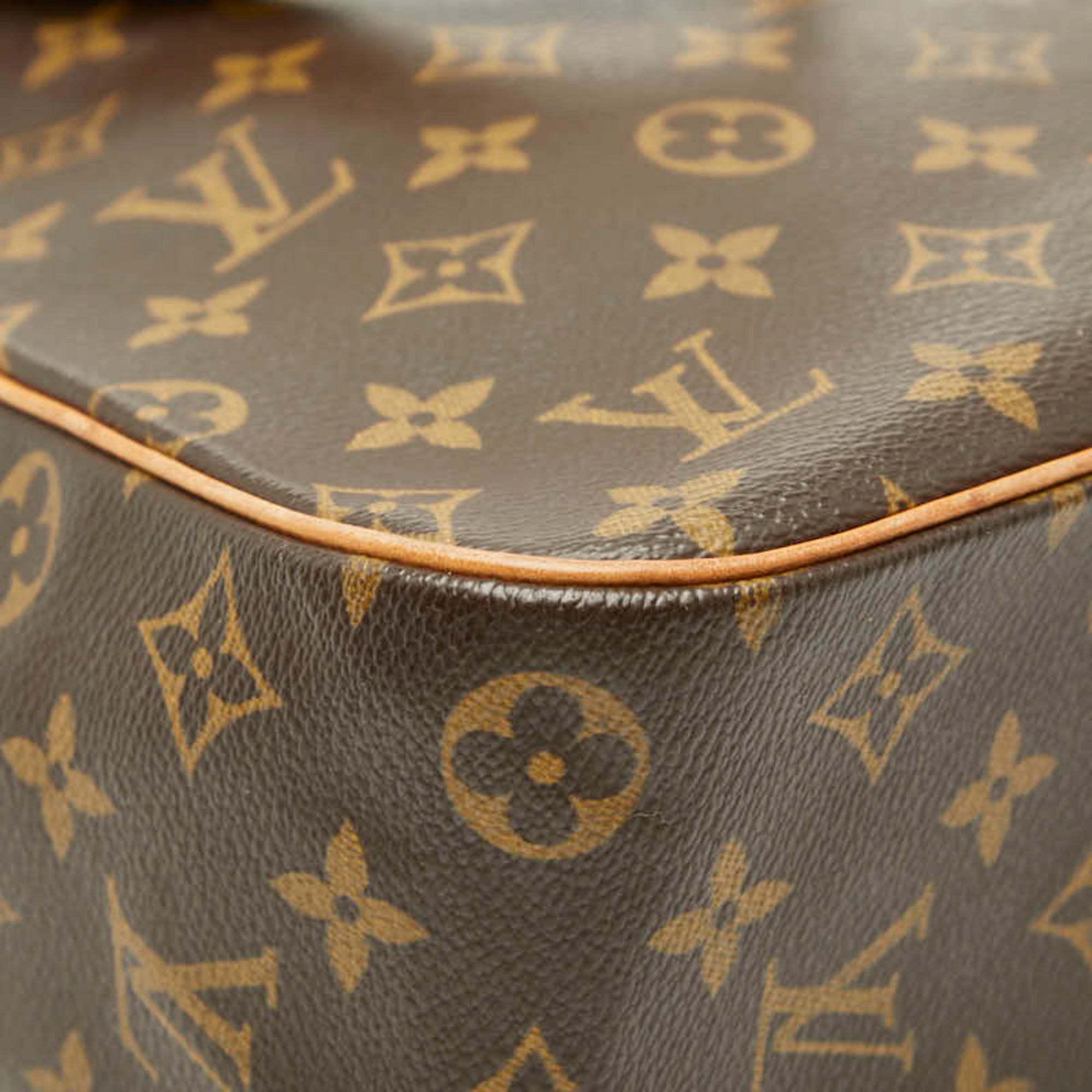 Louis Vuitton Brown Pvc Leather Handbag (Pre-Owned)