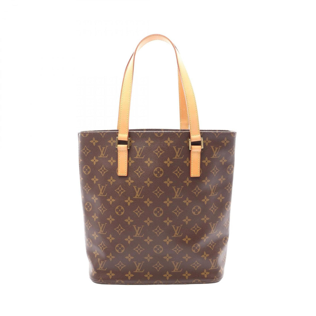 Louis Vuitton Brown Monogram Coated Canvas Handbag Tote Bag (Pre-Owned)
