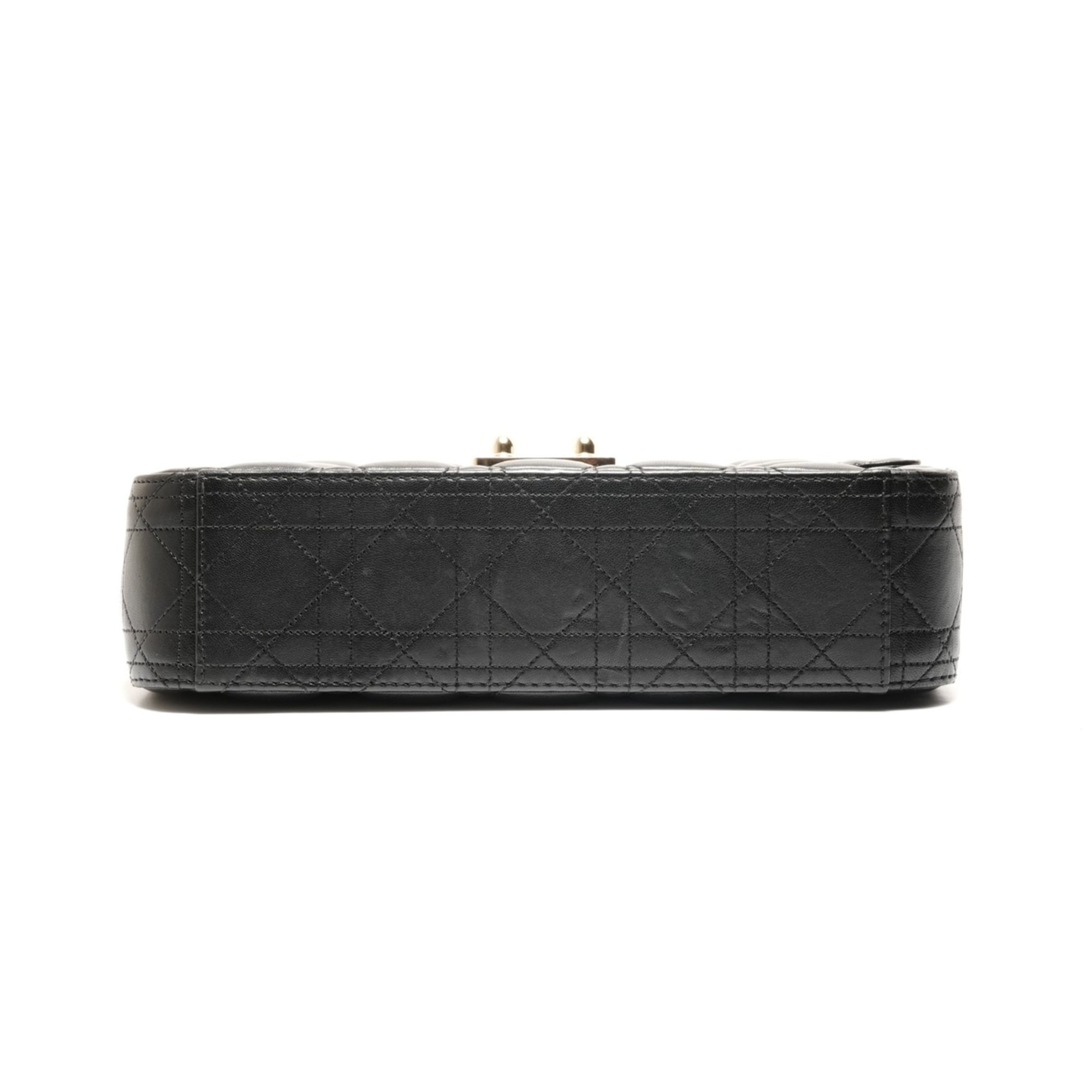 Christian Dior Black Leather Shoulder Bag (Pre-Owned)